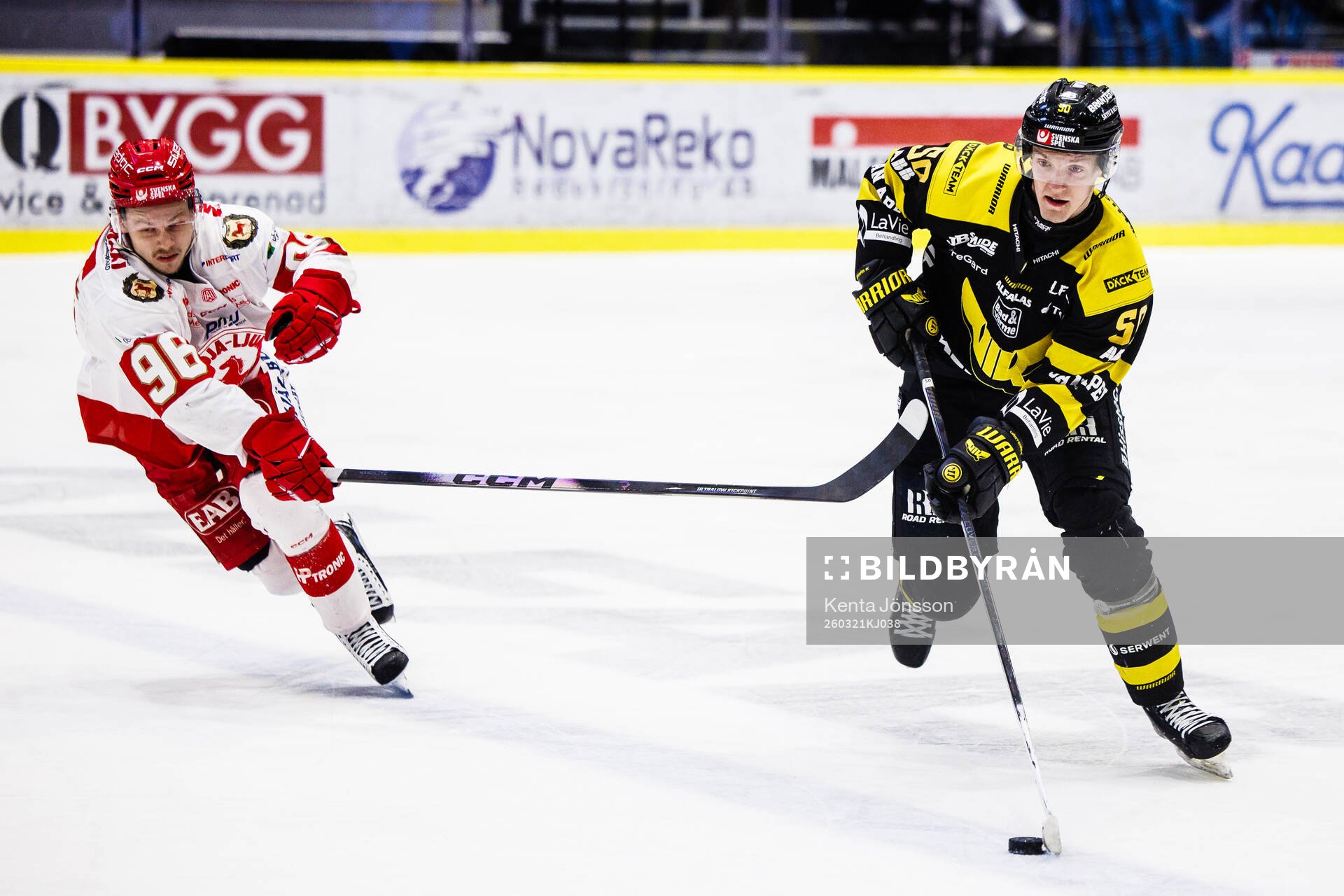 Troja/ Ljungbys Linus Skager och Västerås Veikko
