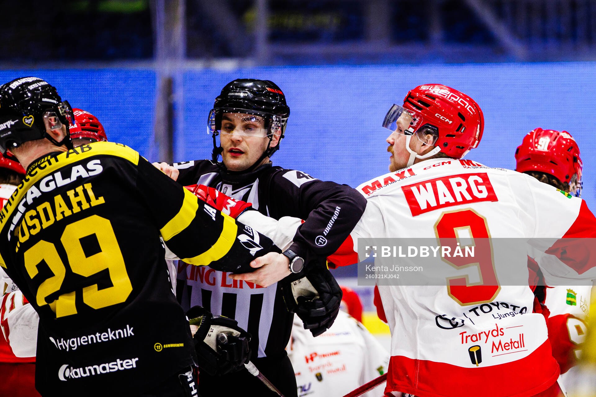 Västerås Kim Rosdahl och Troja/ Ljungbys Ludvig Warg