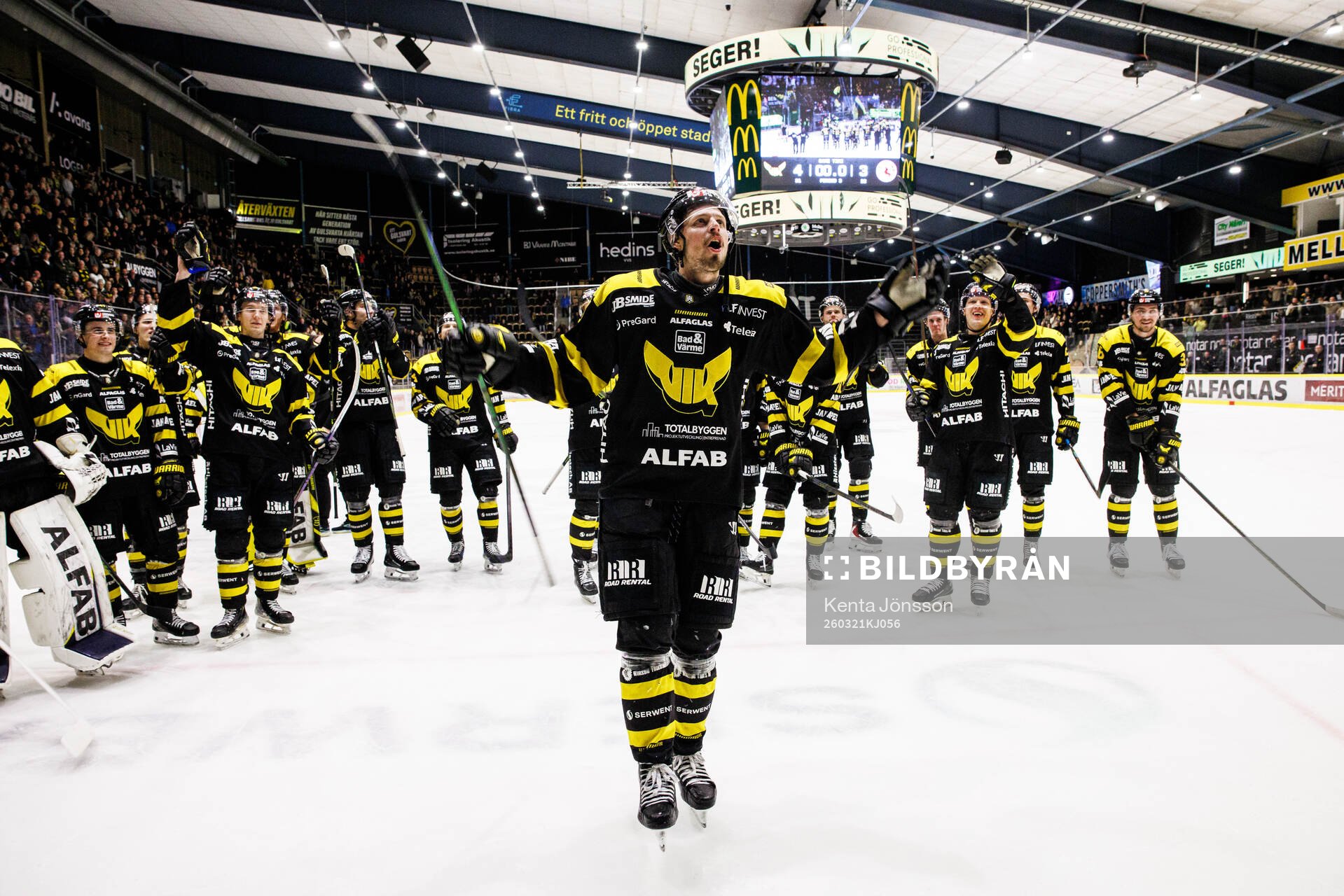 Västerås Jimmie Jansson jublar