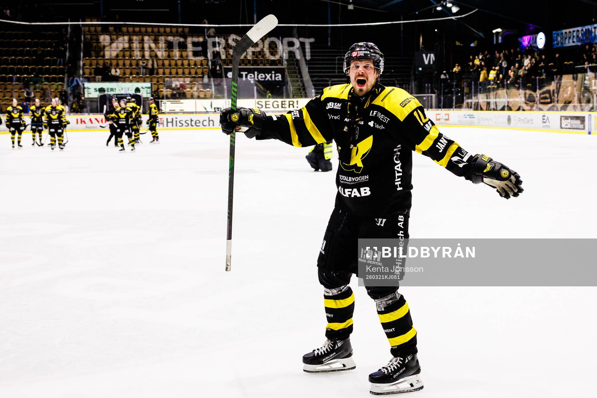 Västerås Jimmie Jansson  jublar