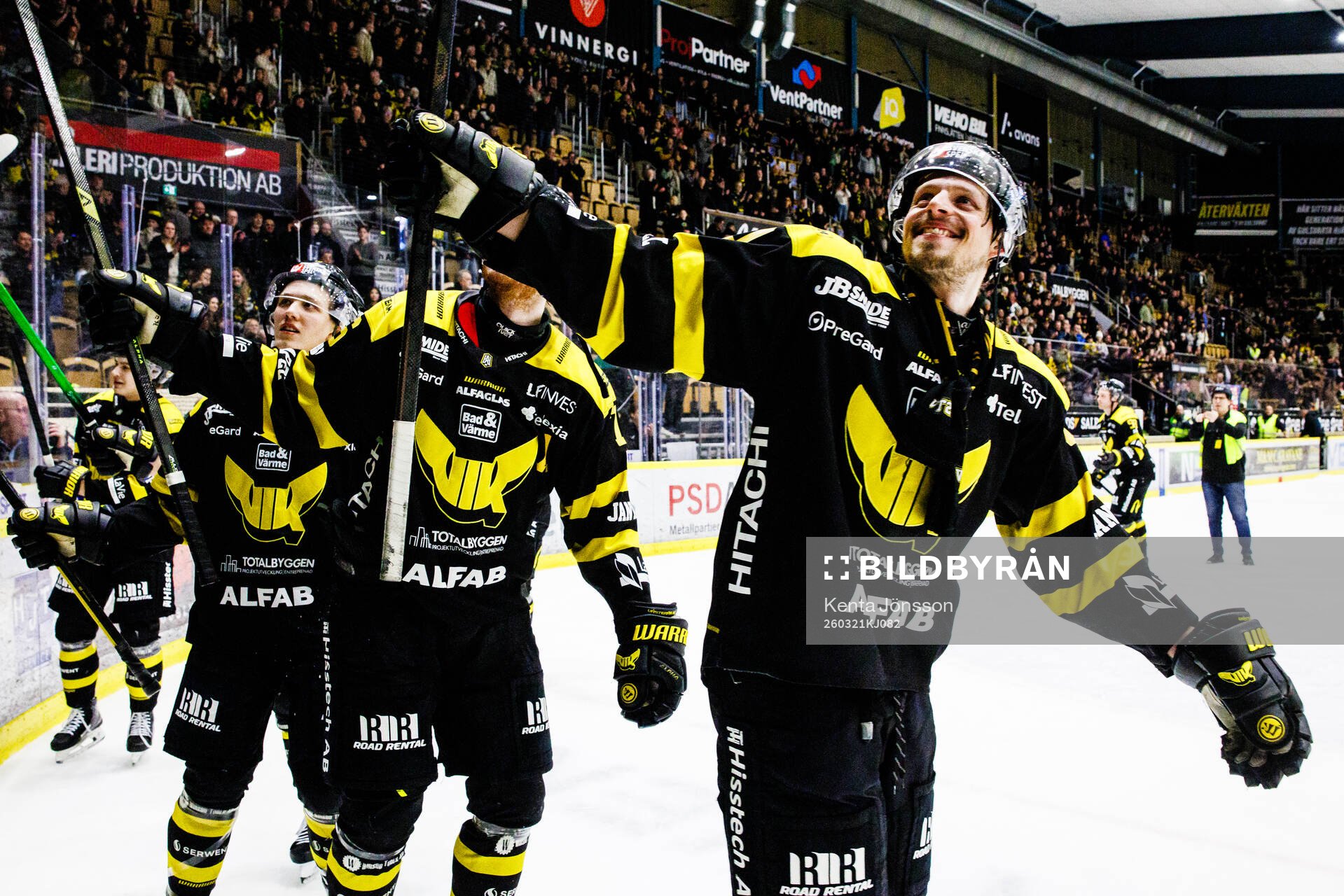 Västerås Jimmie Jansson  jublar