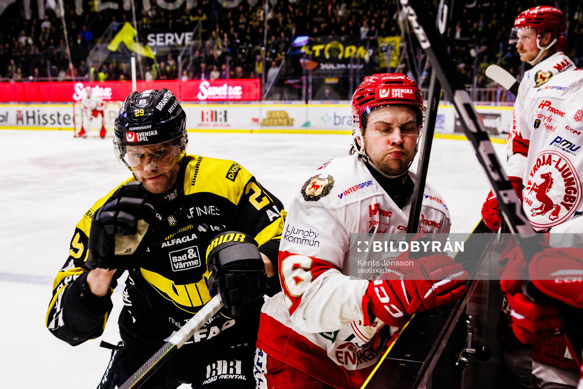 Västerås Kim Rosdahl och Troja/ Ljungbys Dennis Fröland