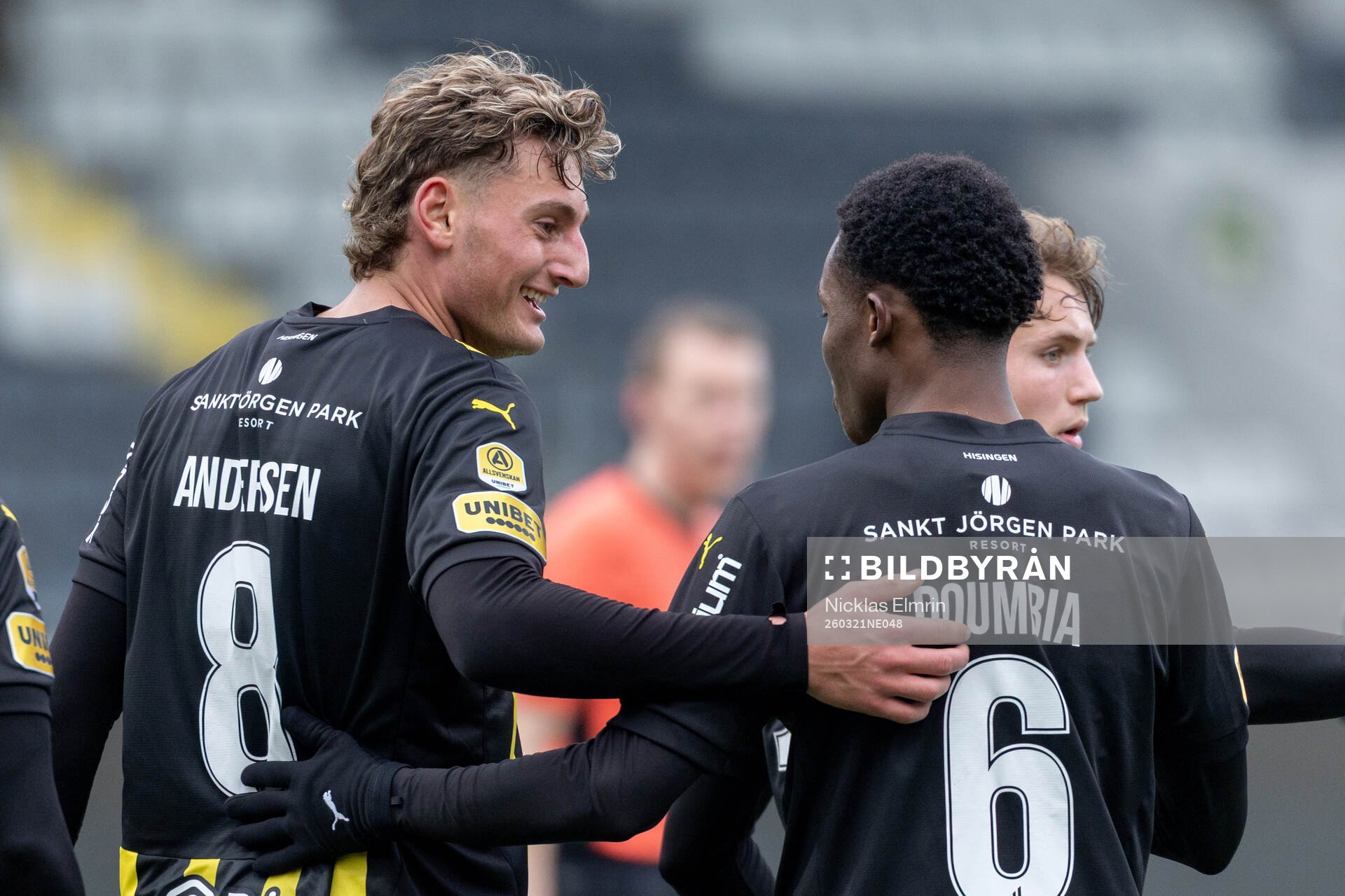 Häckens Silas Andersen och Häckens Abdoulaye Doumbia