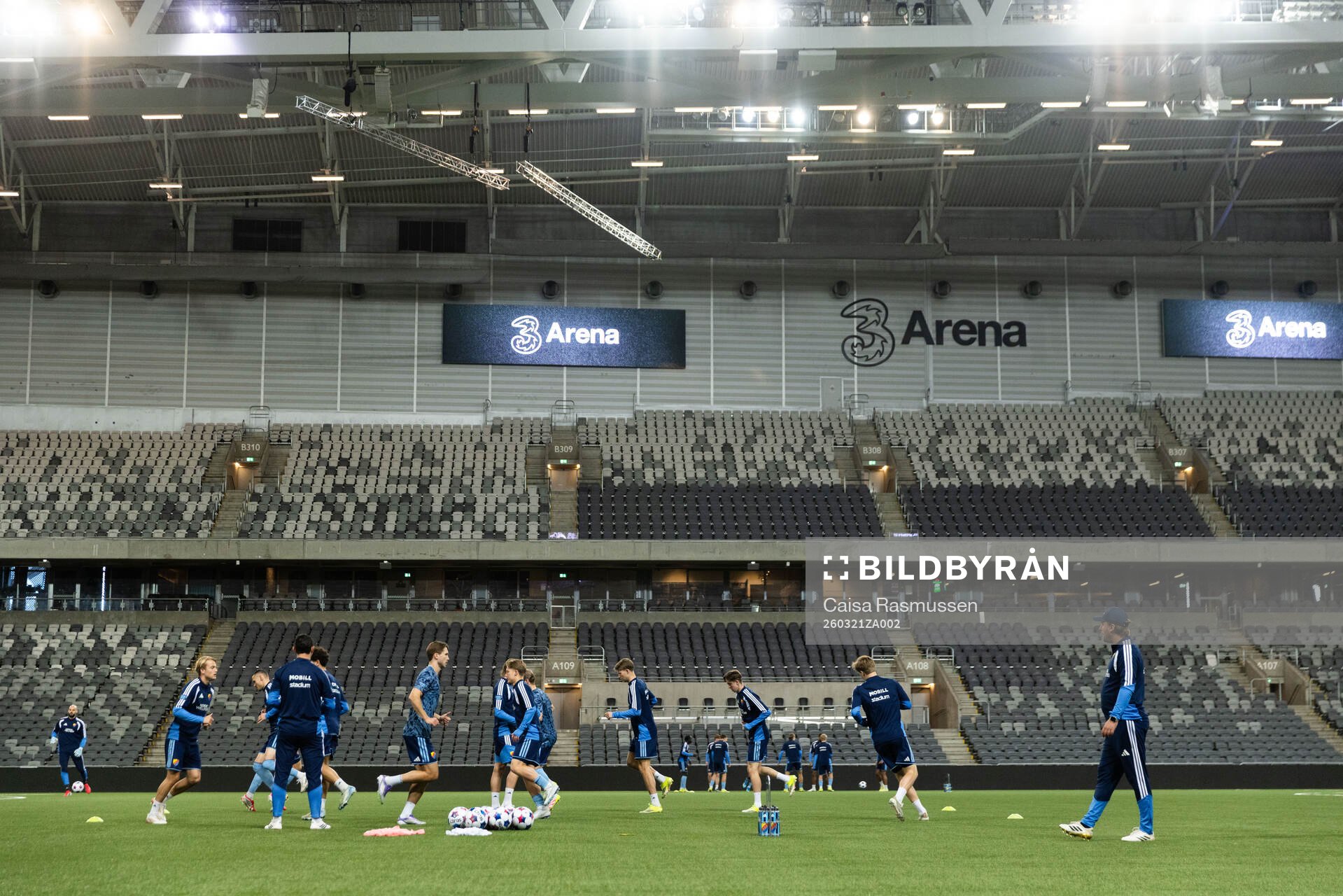 Djurgården värmer upp
