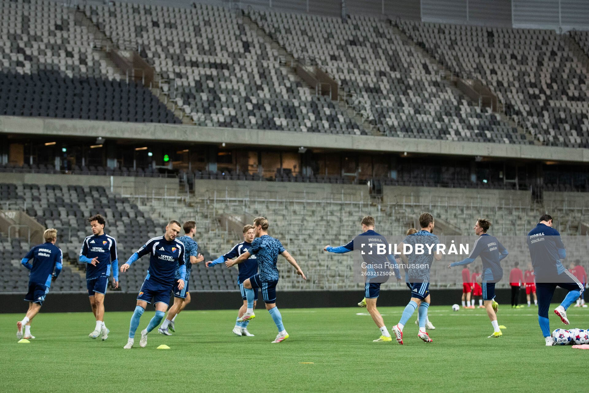 Djurgården värmer upp