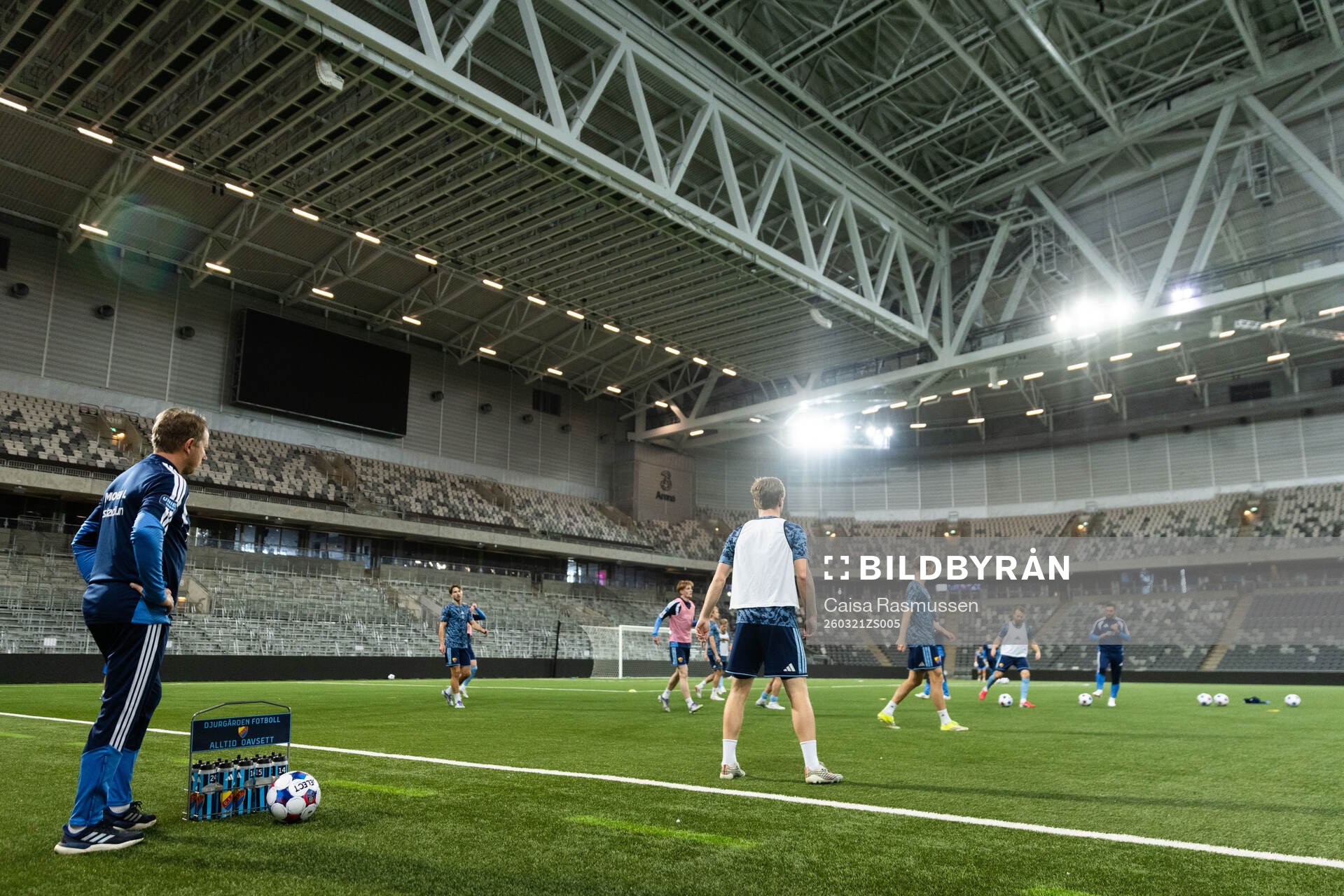 Djurgården värmer upp