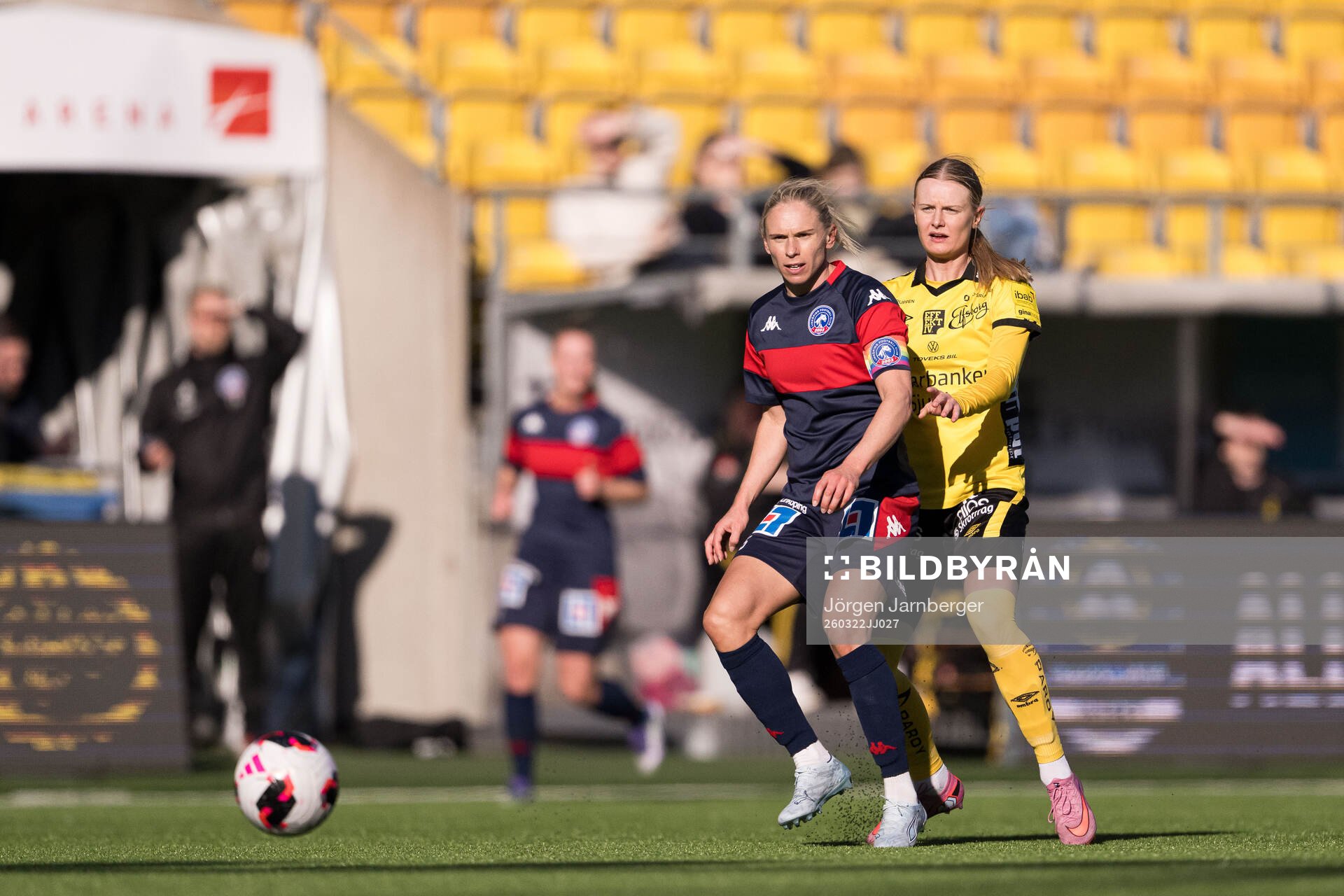 Linköpings Jonna Andersson och Elfsborgs Hanna Jiozon