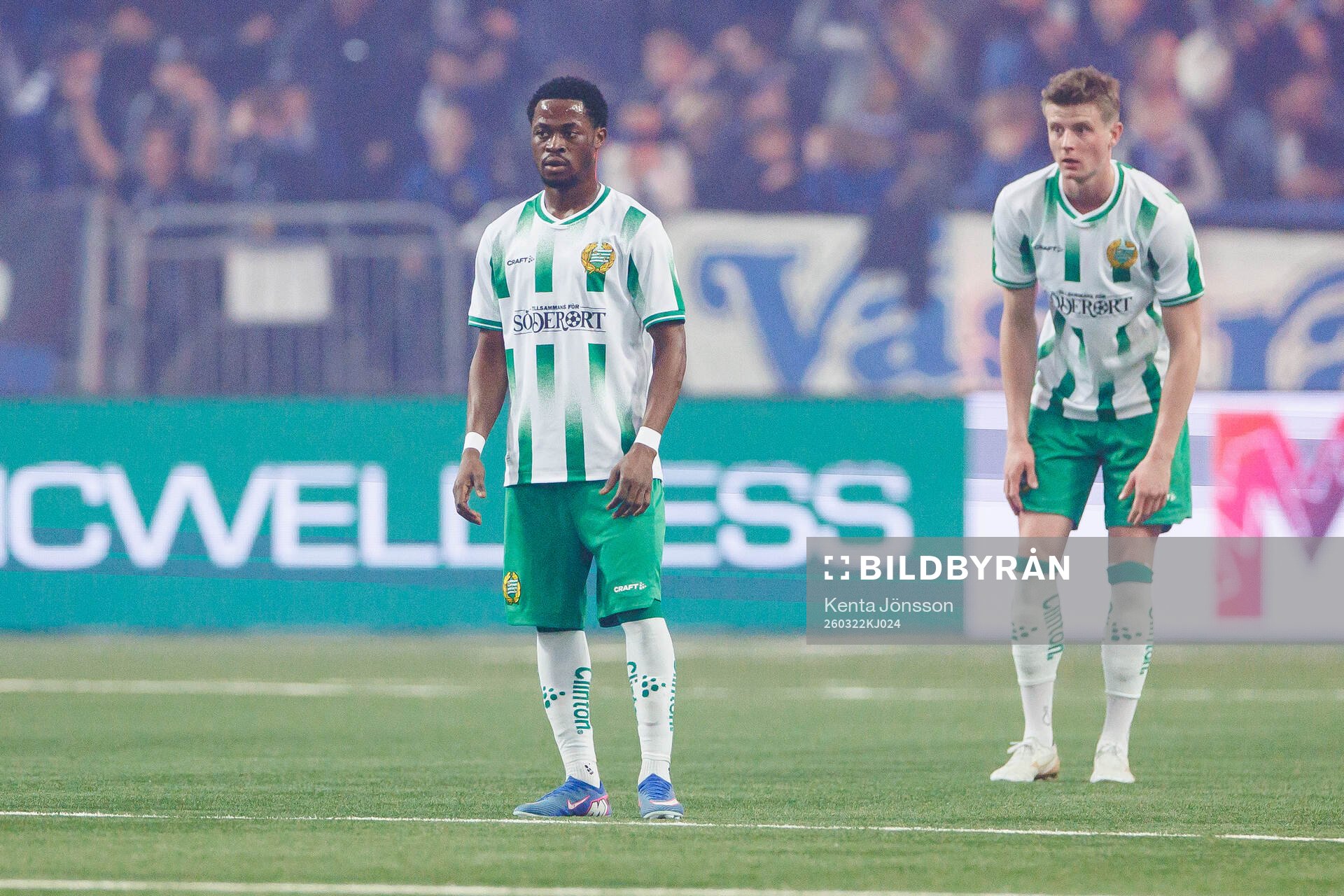 Hammarbys Frank Junior Adjei deppar