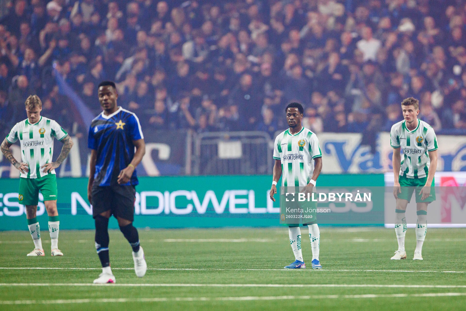 Hammarbys Frank Junior Adjei deppar