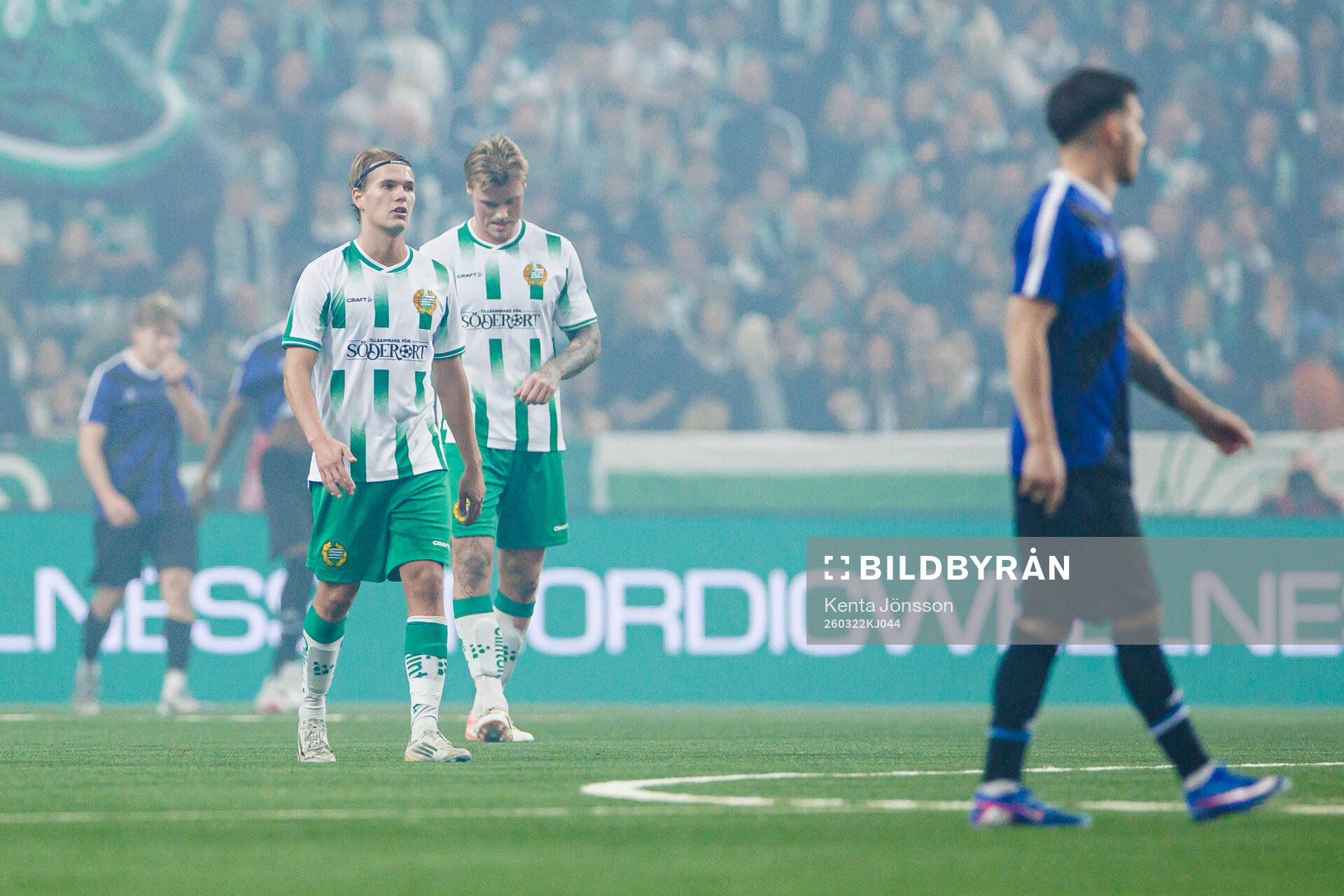 Hammarbys Markus Karlsson och Markus Karlsson deppar