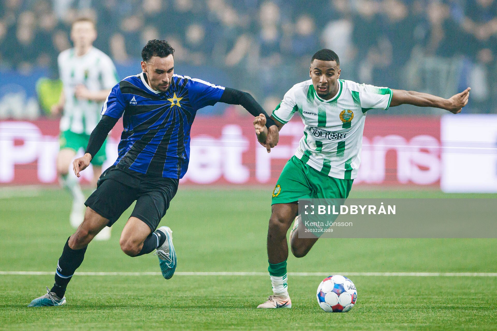 Sirius Joakim Persson och Hammarbys Paulos Abraham