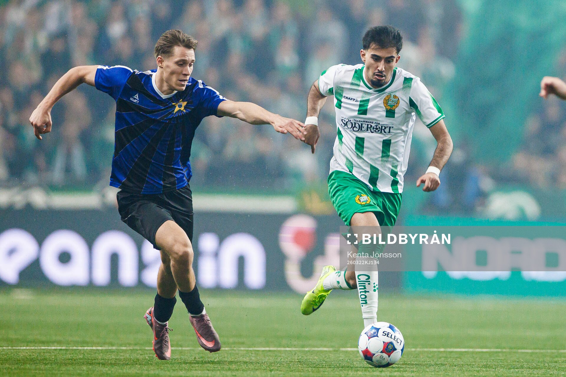 Sirius Marcus Lindberg och Hammarbys Montader Madjed