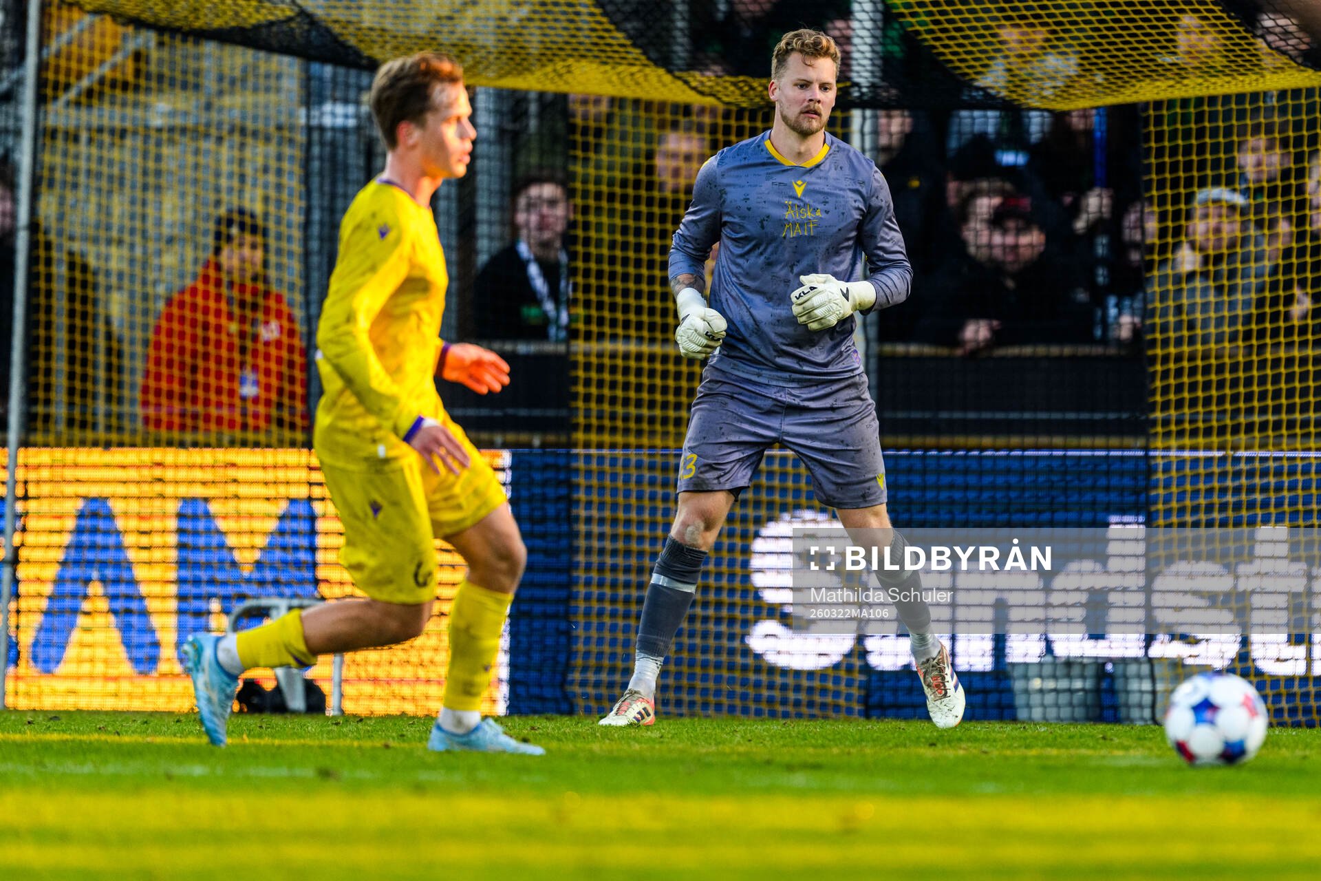 Mjällbys målvakt Robin Wallinder