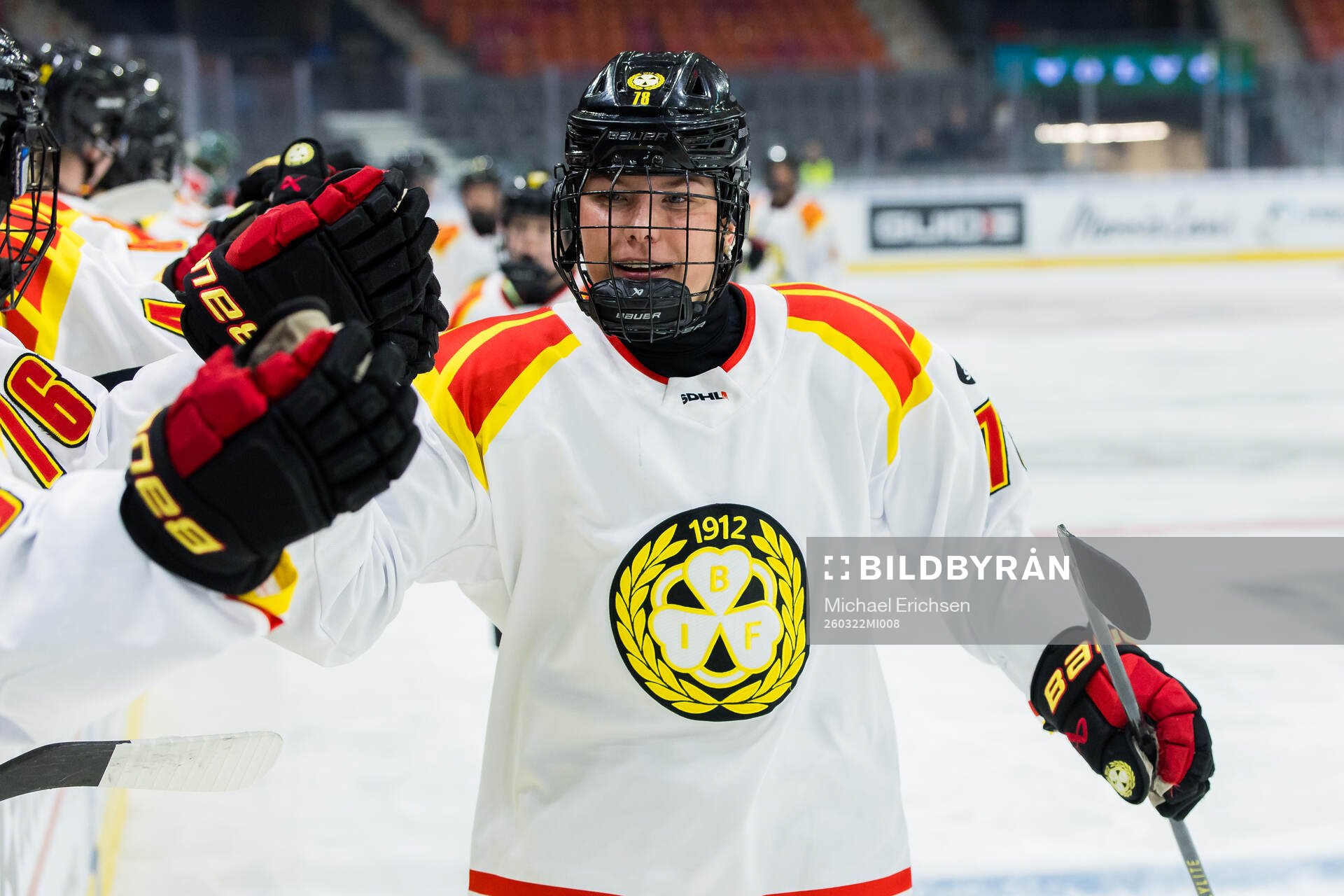 Brynäs Elin Svensson jublar