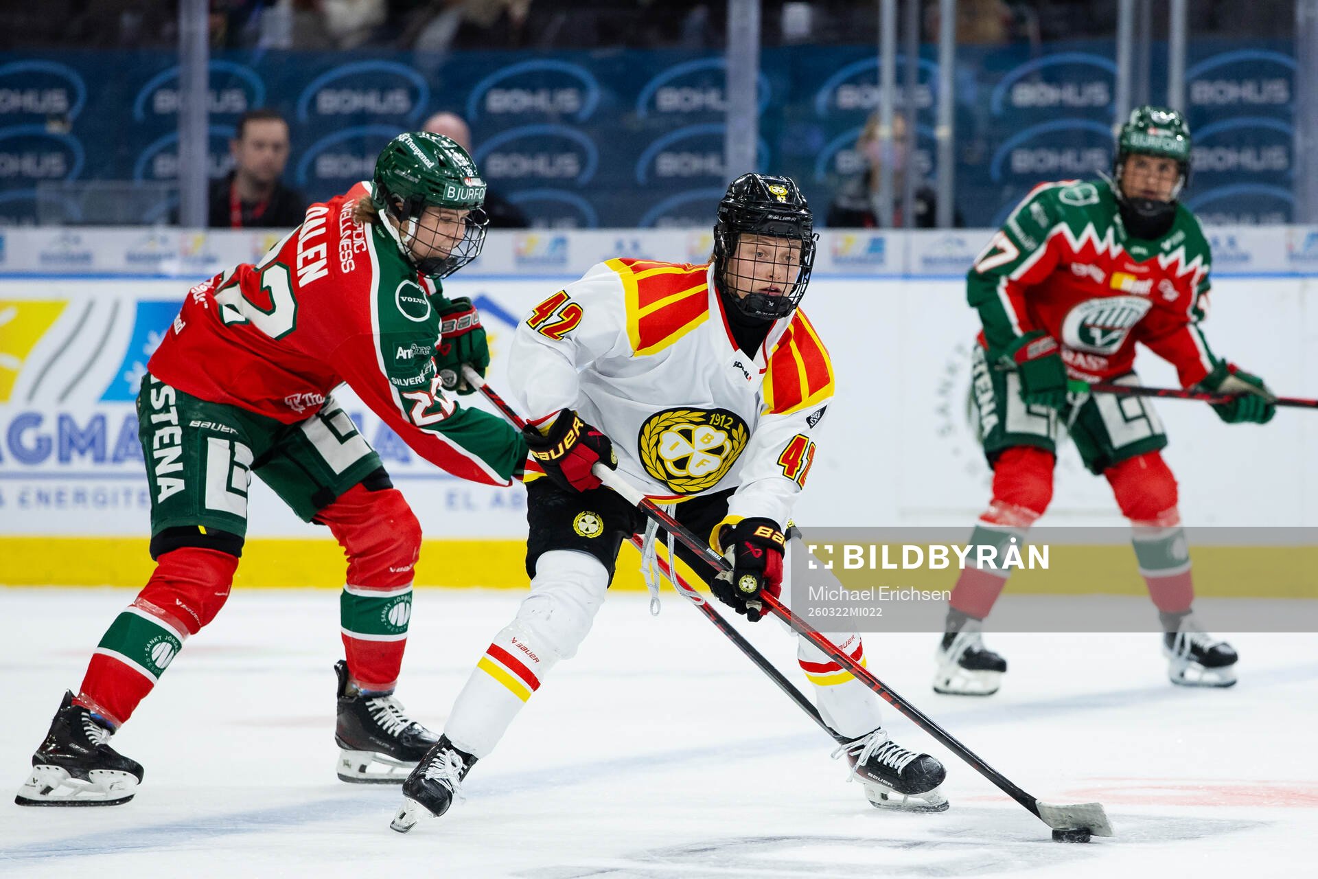 Frölundas Andrea Dalen och Brynäs Viivi Vainikka