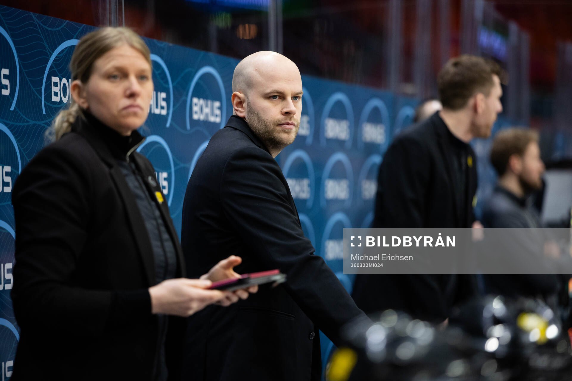 Brynäs tränare Filip Eriksson
