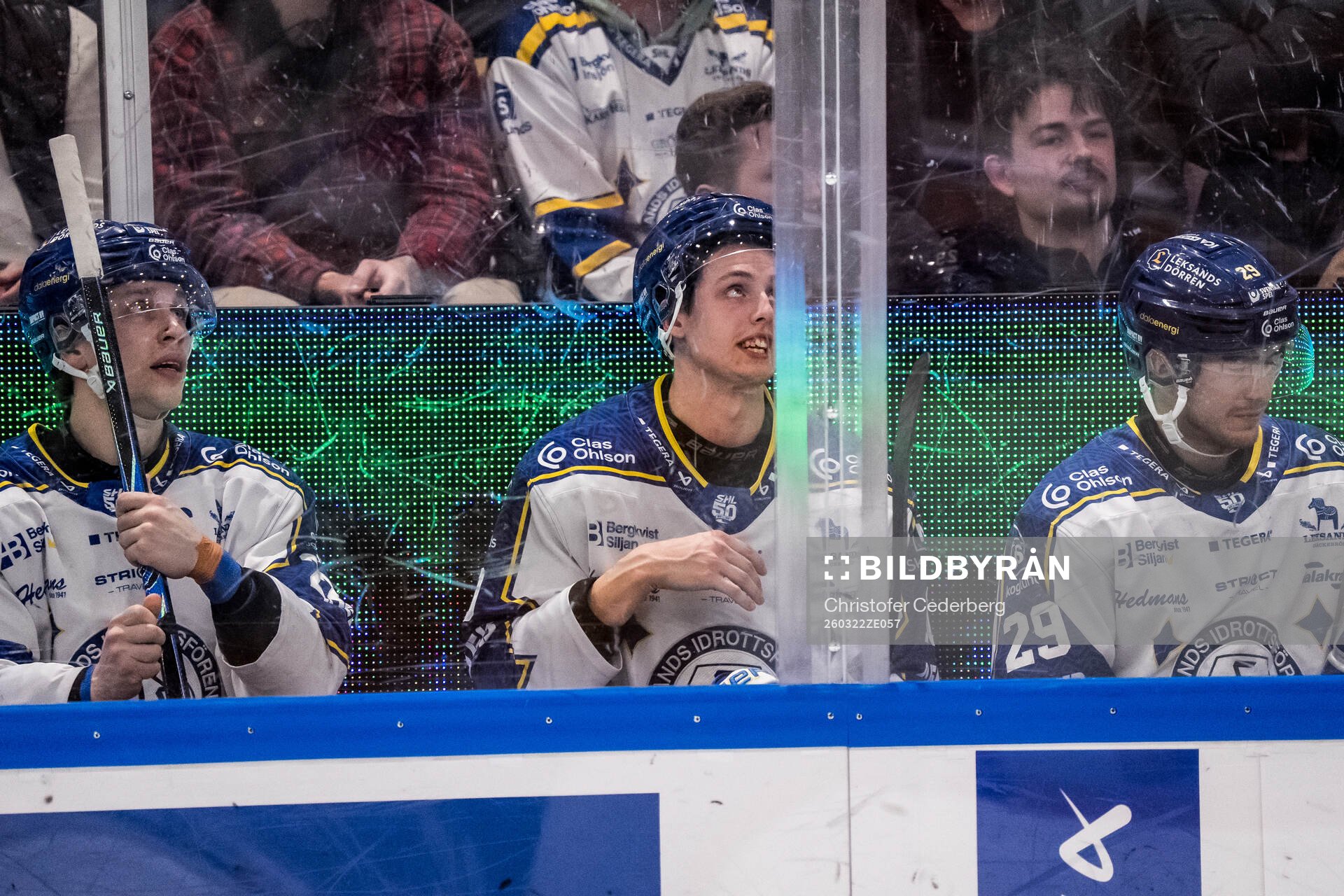Leksands Lukas Vejdemo, Anton Johansson och Michael