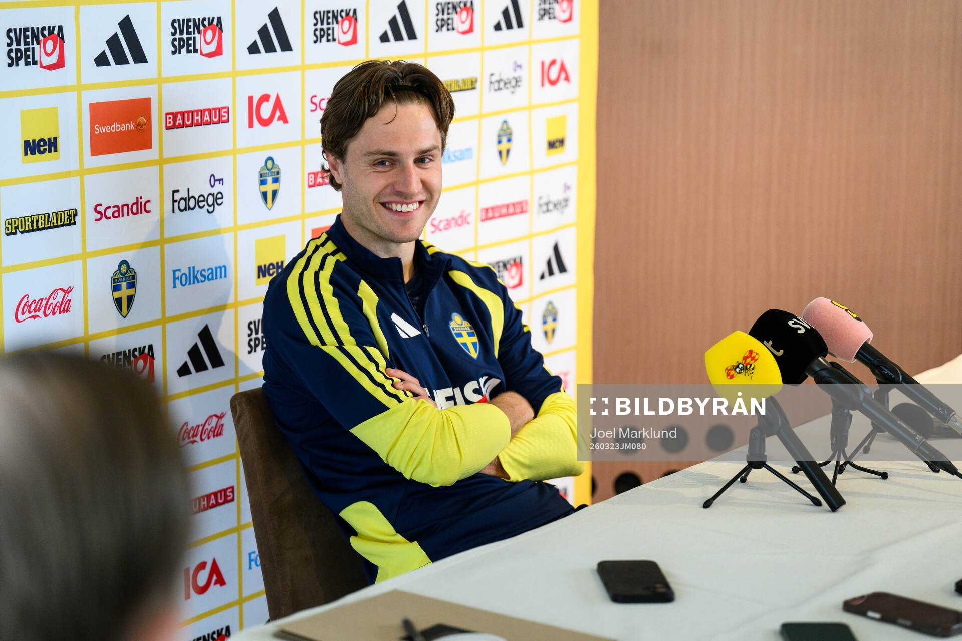 Mattias Svanberg of the Swedish national football team