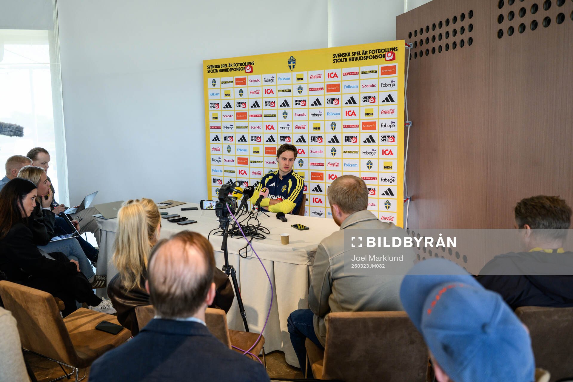 Mattias Svanberg of the Swedish national football team