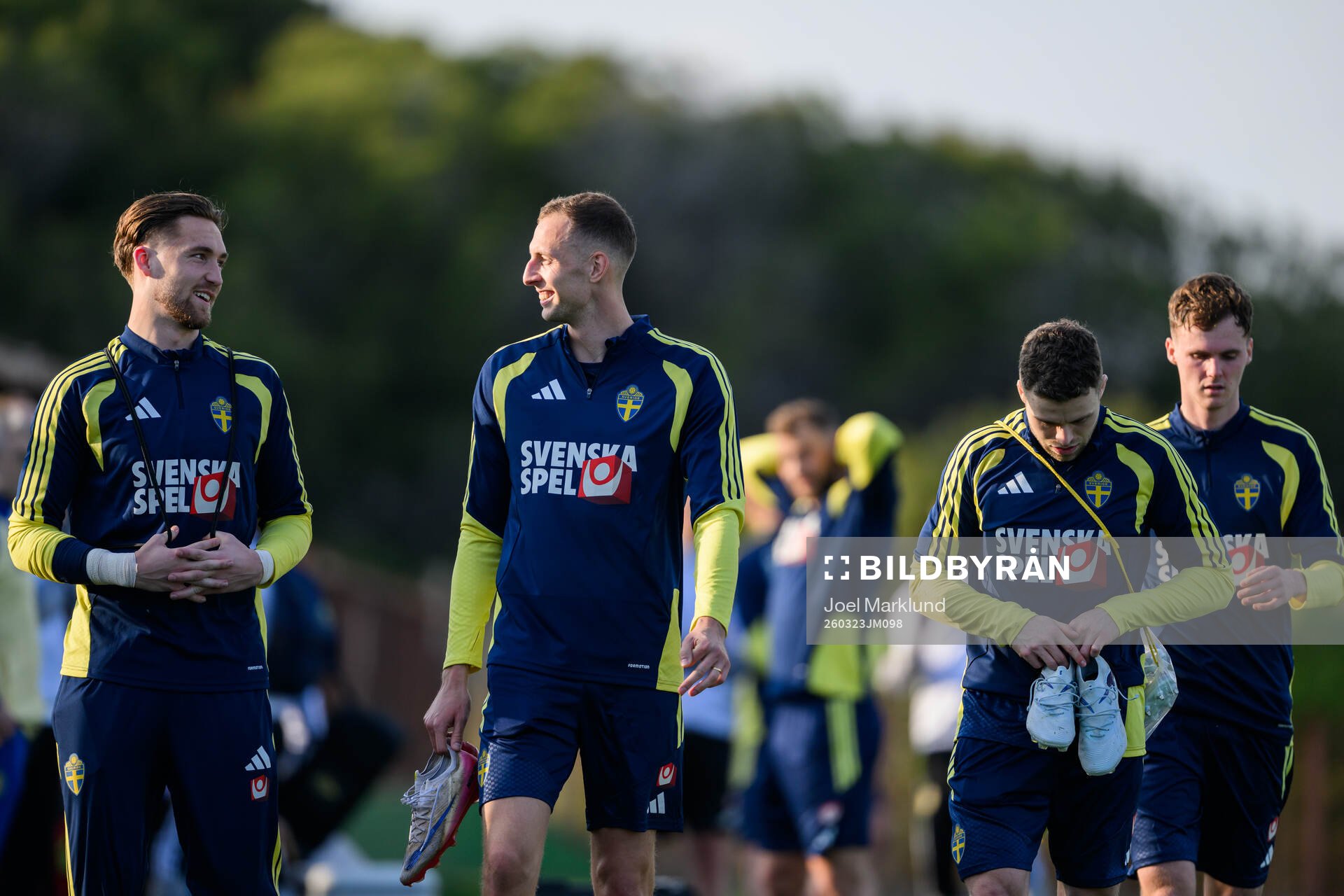 goalkeeper Noel Törnqvist, Gustaf Nilsson, Gabriel