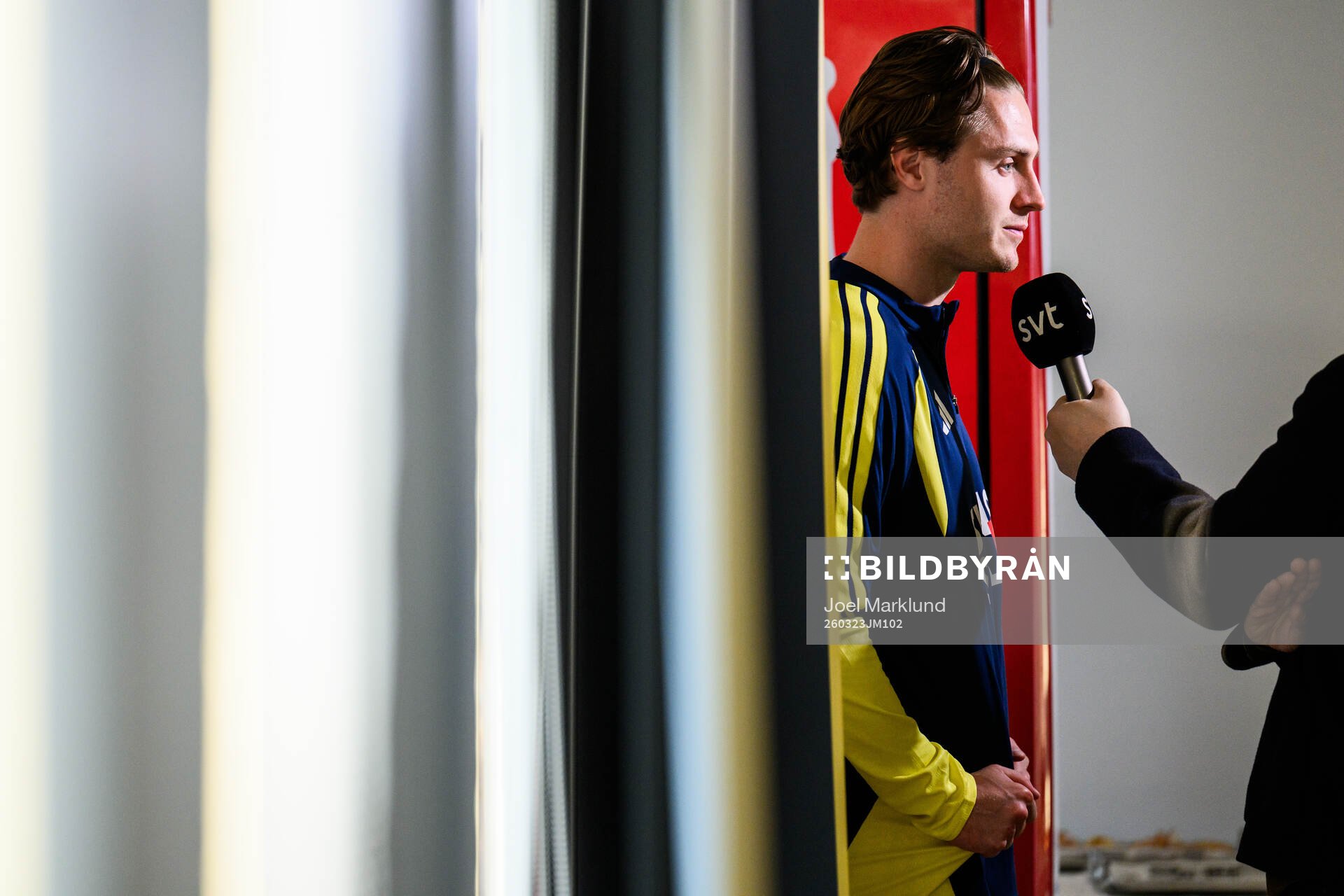 Mattias Svanberg of the Swedish national football team