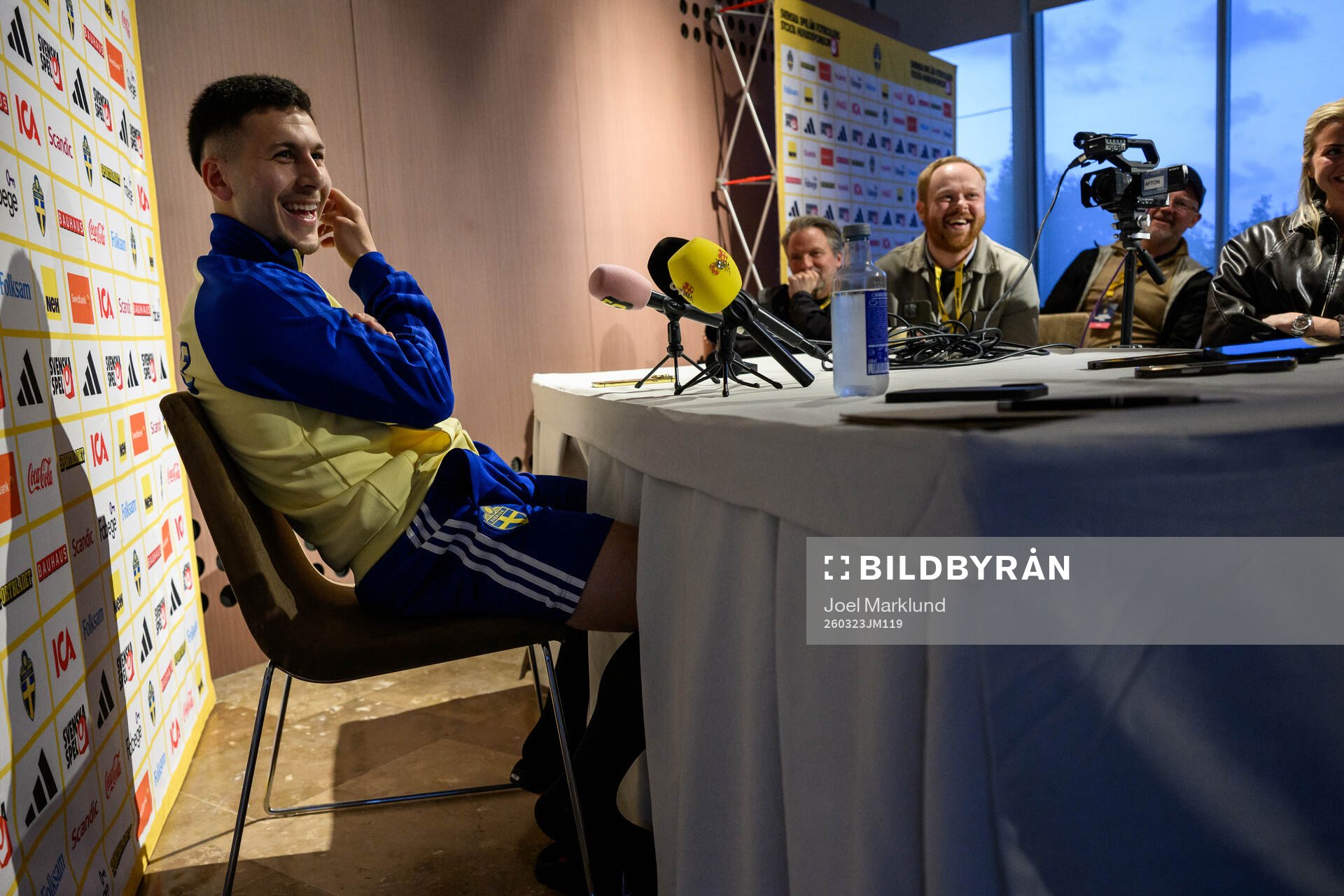 Roony Bardghji of the Swedish national football team