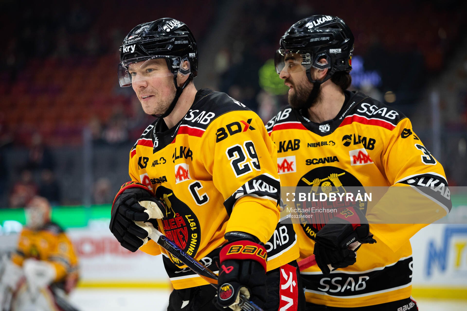 Luleås Erik Gustafsson och Frederic Allard