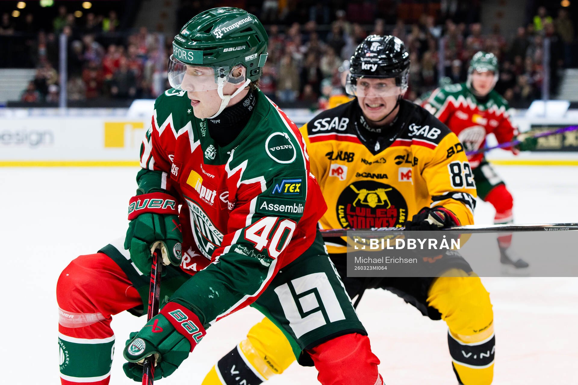Frölundas Jacob Peterson och Luleås Otto Leskinen
