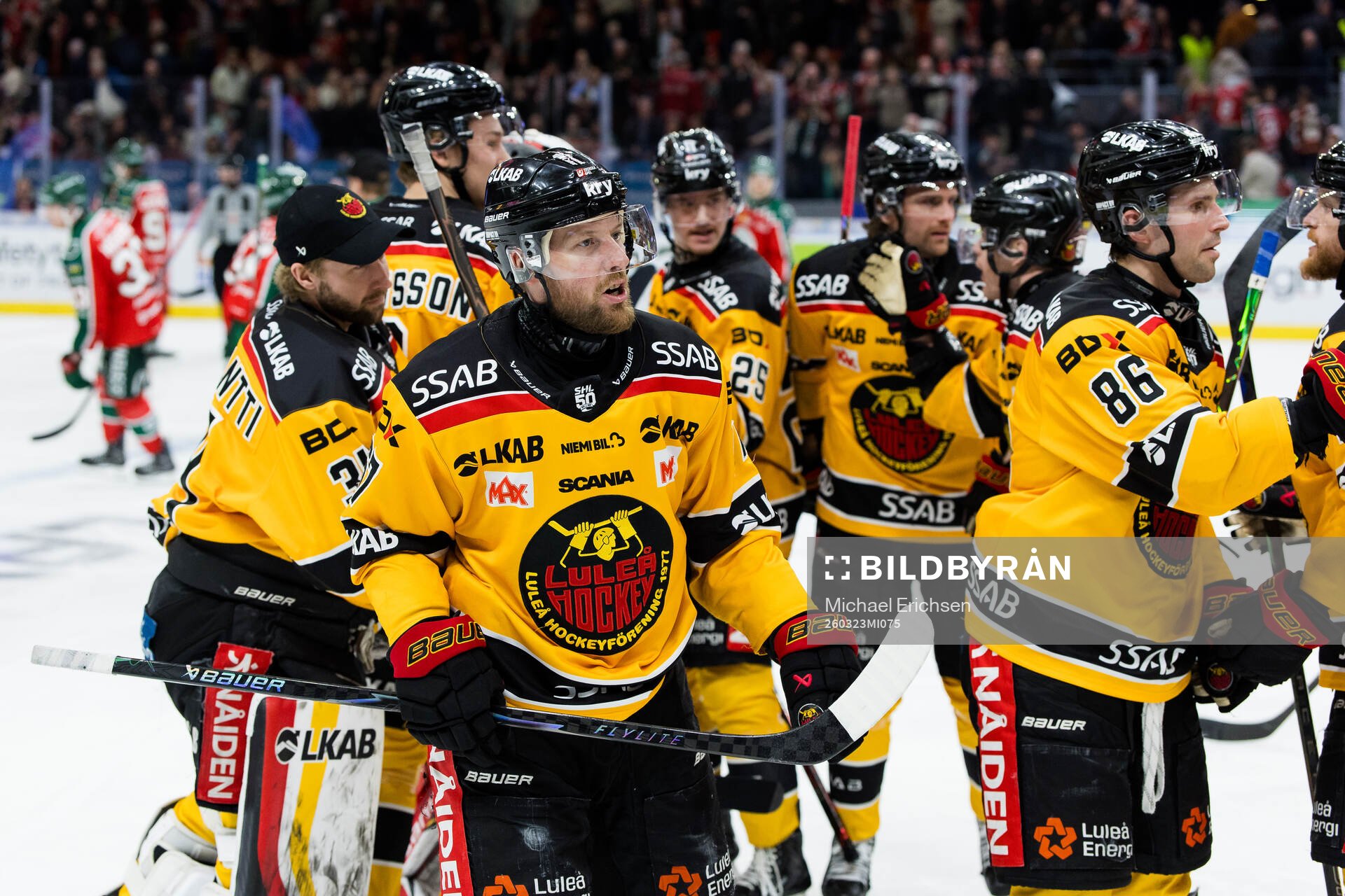 Luleås Linus Omark jublar