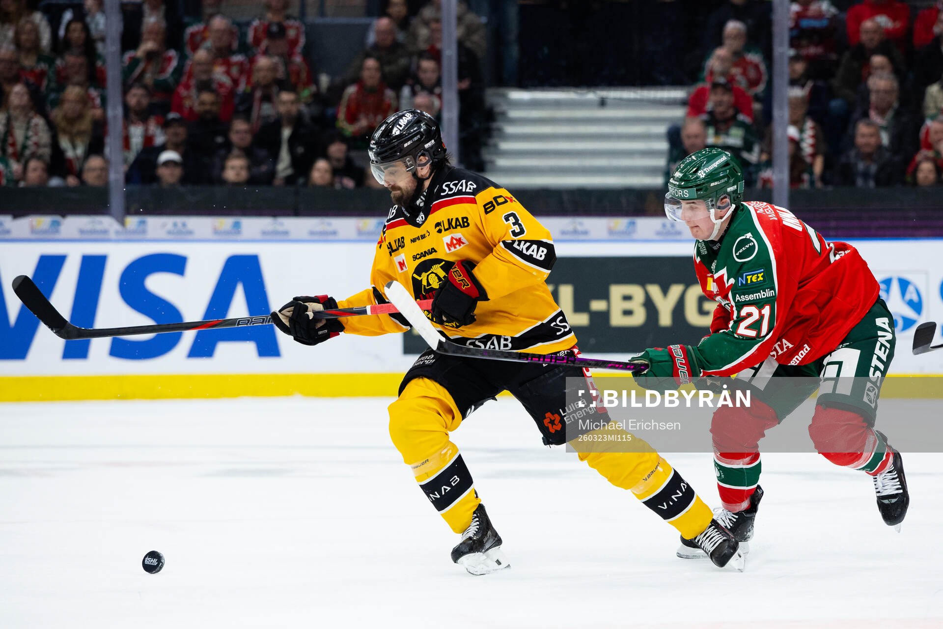 Luleås Frederic Allard och Frölundas Jere Innala