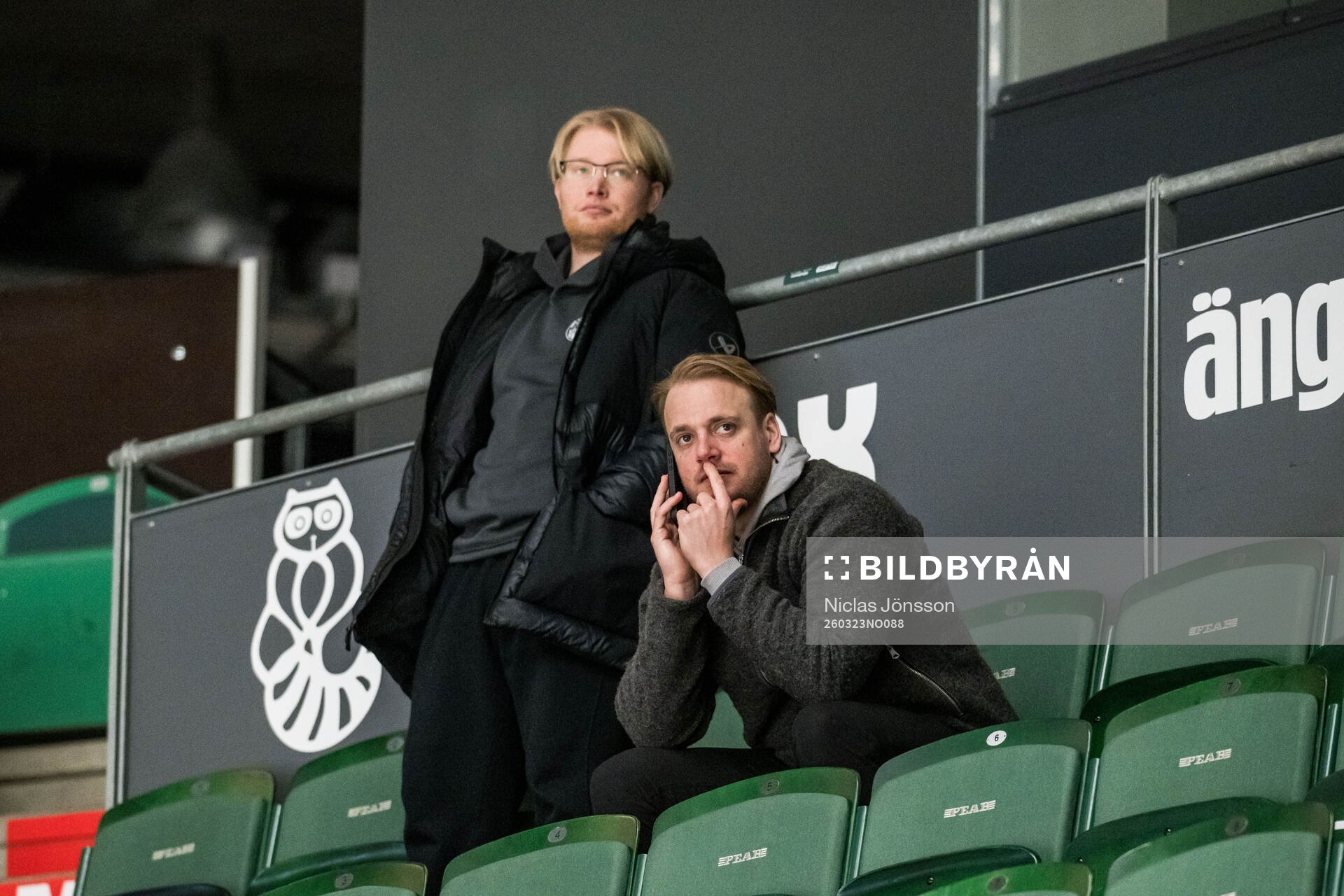 Sportchef Hampus Sjöström assisterande sportchef Jakob