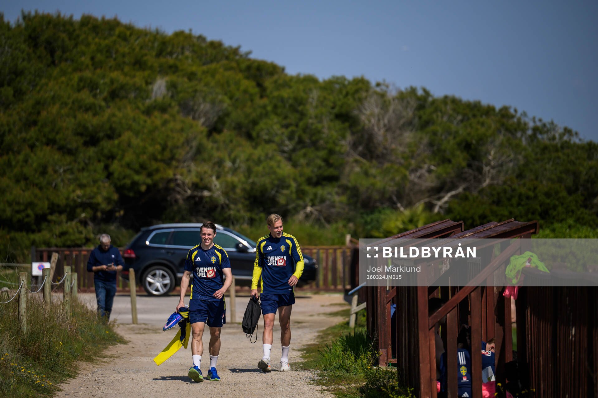 Elliot Stroud and Herman Johansson of the Swedish national