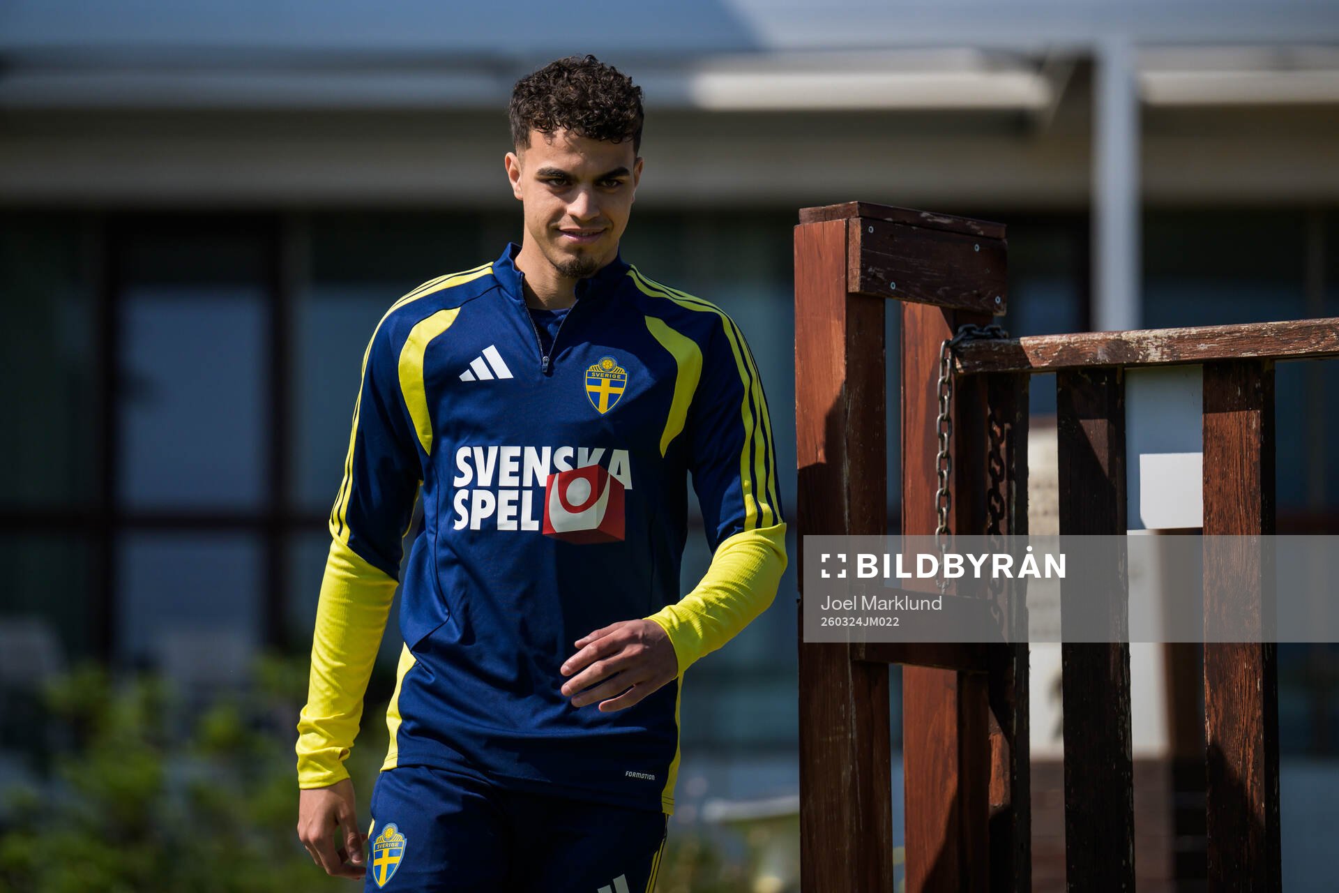 Yasin Ayari of the Swedish national football team
