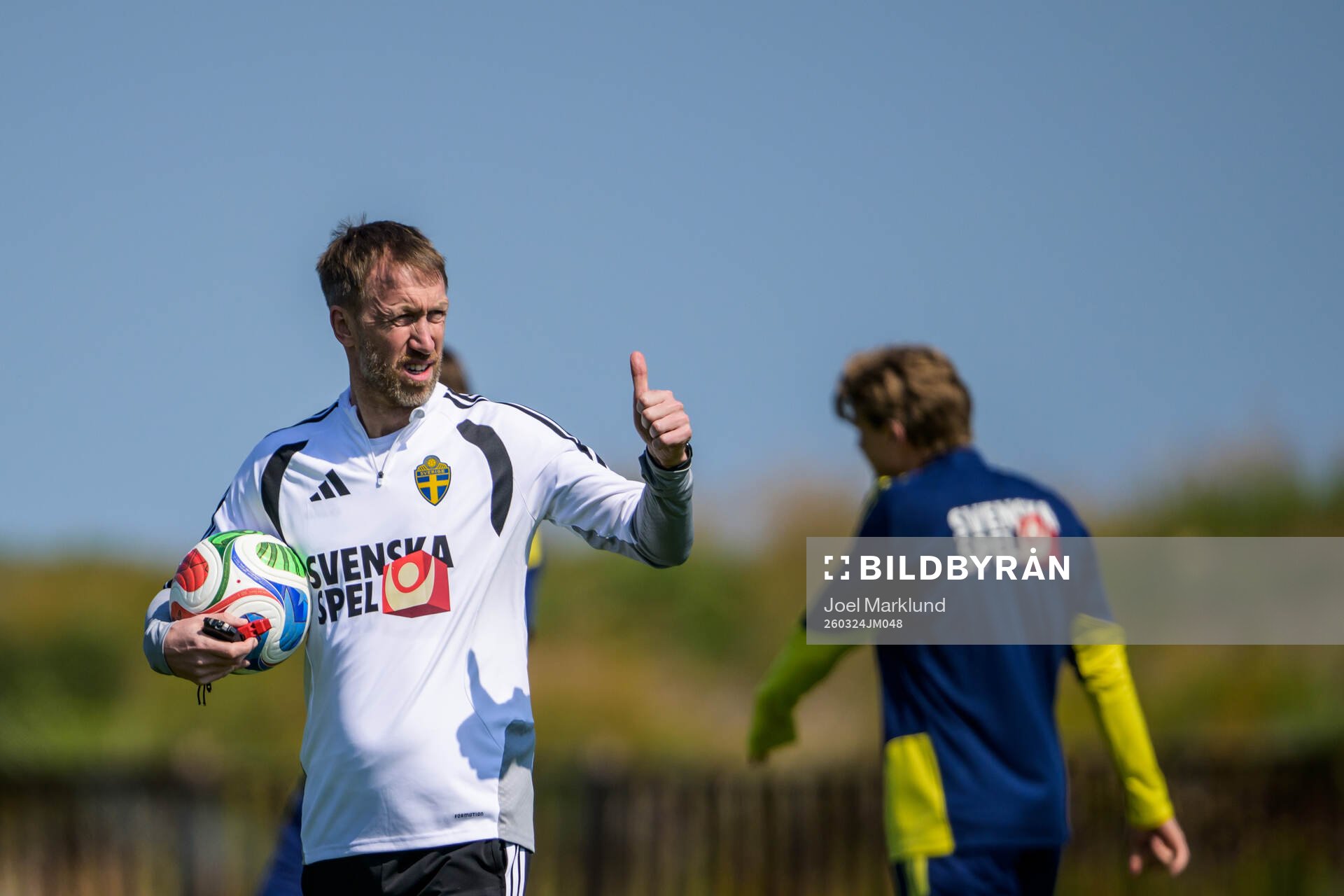 Head coach Graham Potter of the Swedish national football