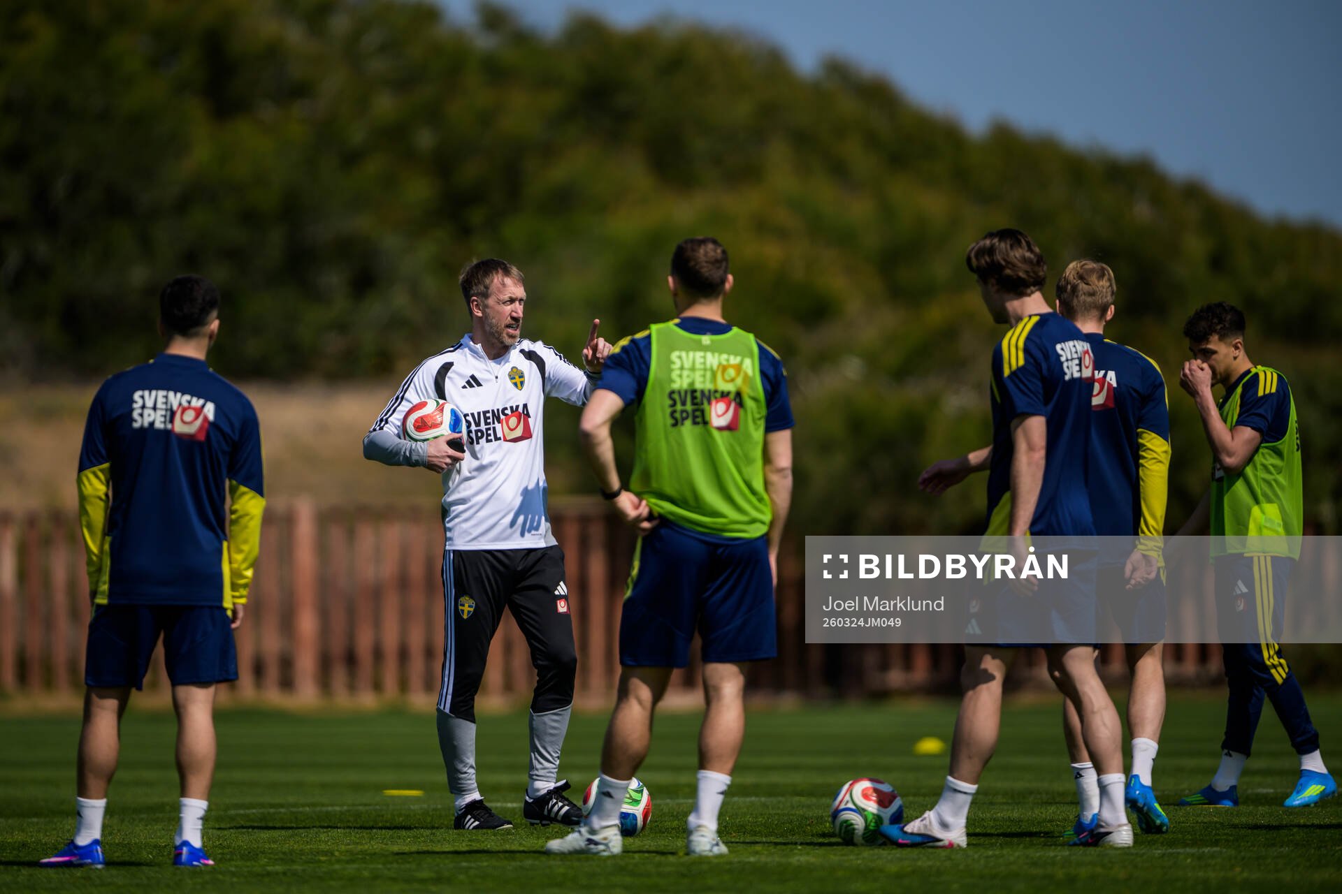 Head coach Graham Potter of the Swedish national football