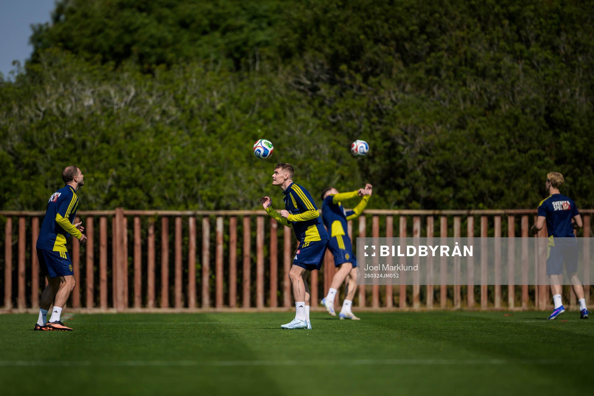 Gustav Lundgren and Eric Smith of the Swedish national