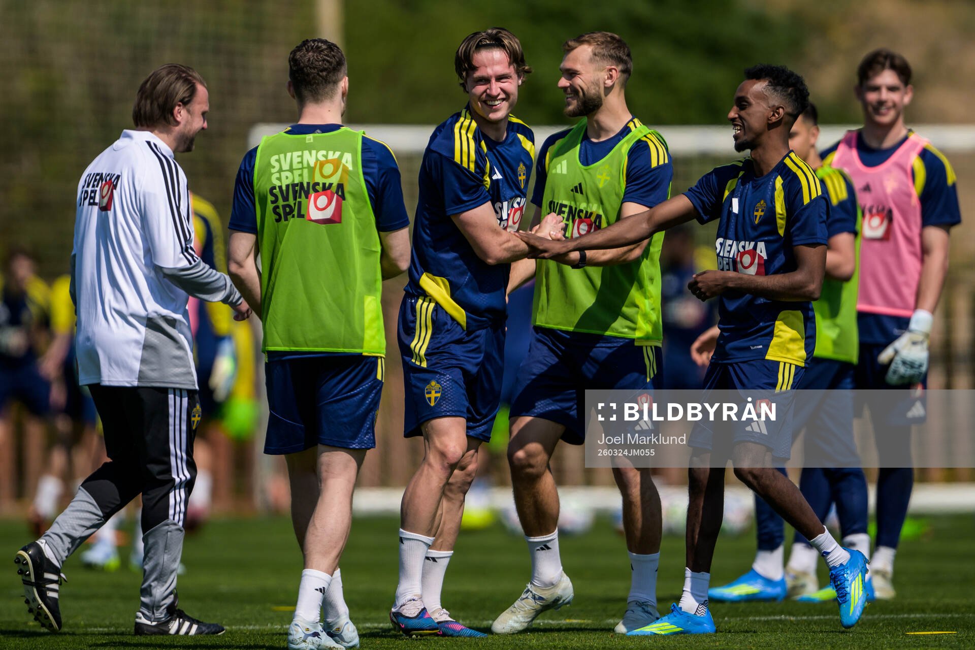 Mattias Svanberg, Jesper Karlström and Taha Abdi Ali of