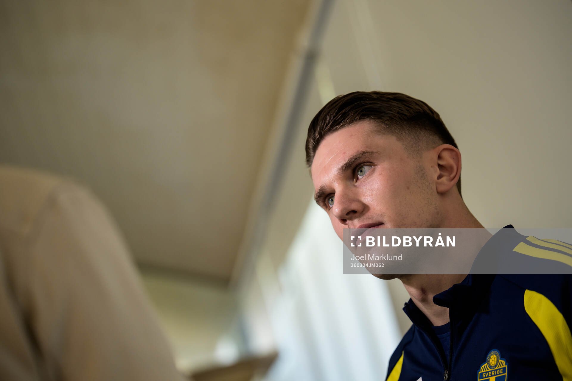 Viktor Gyökeres of the Swedish national football team