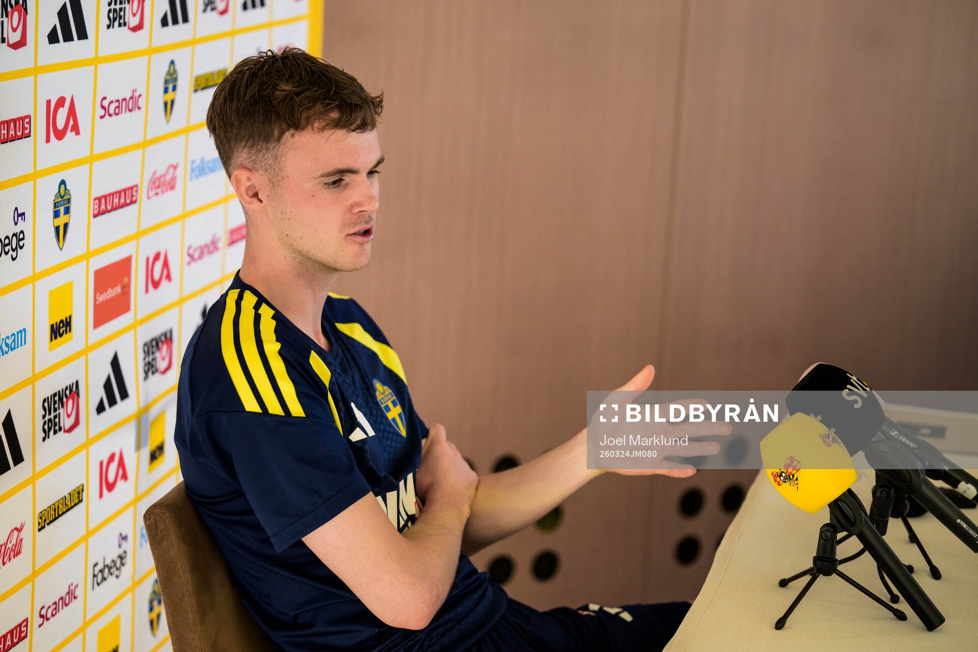 Williot Swedberg of the Swedish national football team