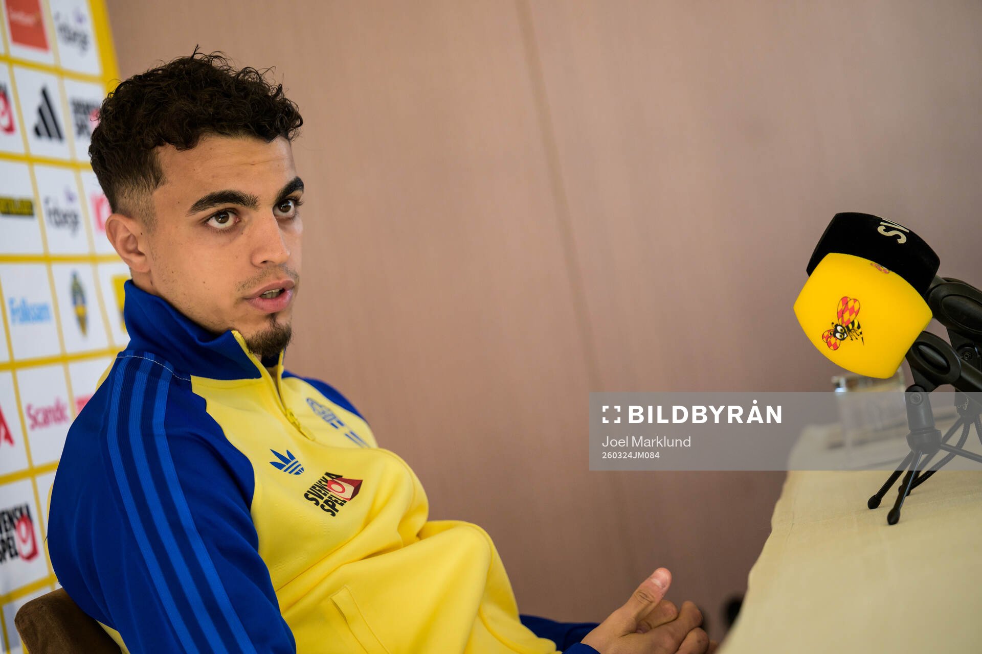 Yasin Ayari of the Swedish national football team