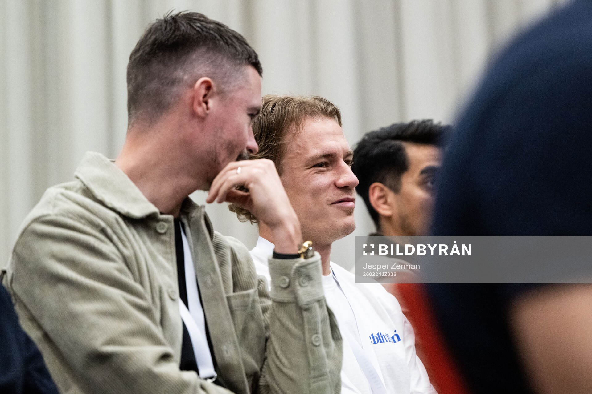 Mikael Lustig, sportchef Västerås, och Herman Magnusson,