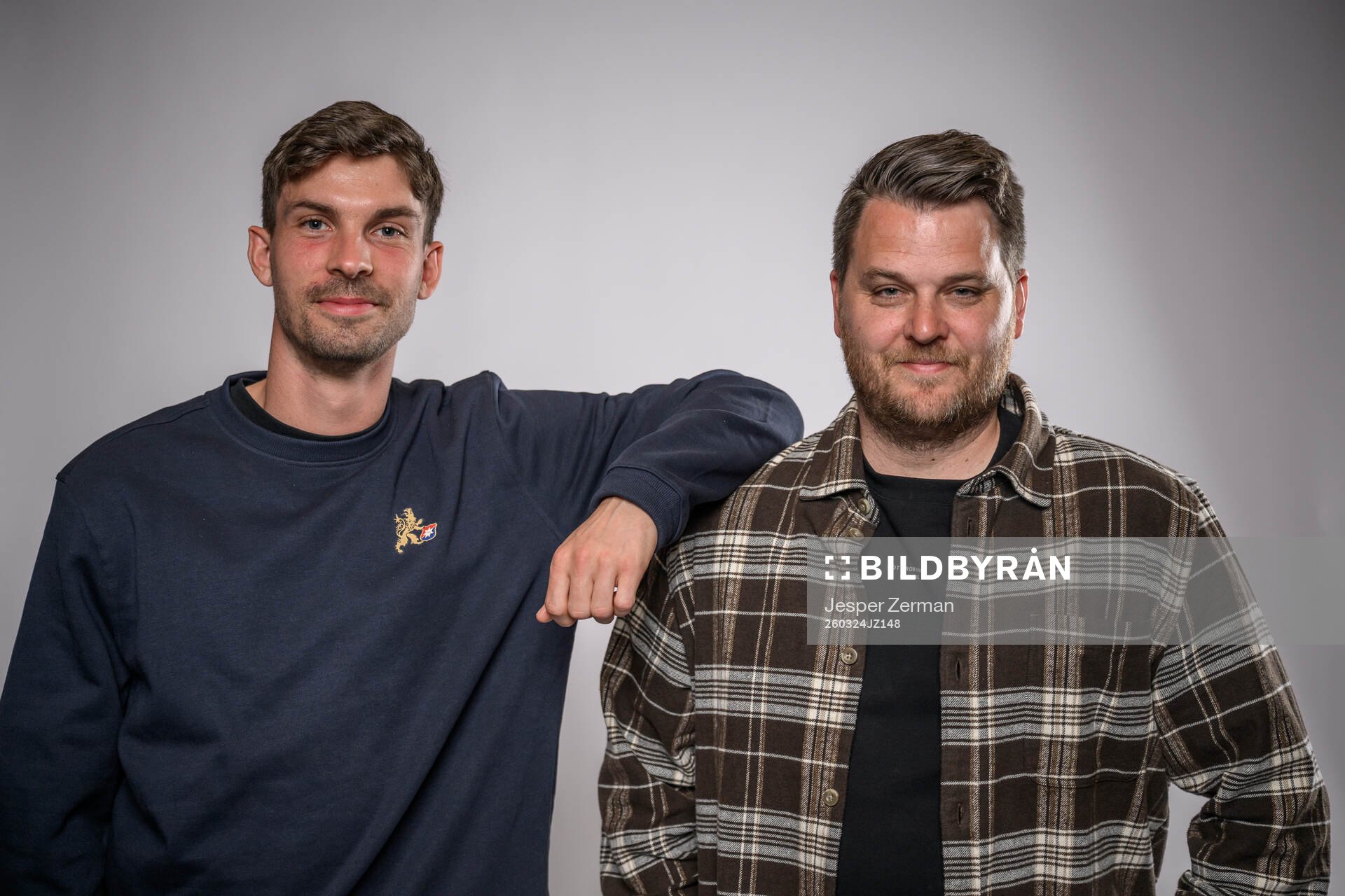 Daniel Paulson, och tränare Andreas Holmberg, Örgryte