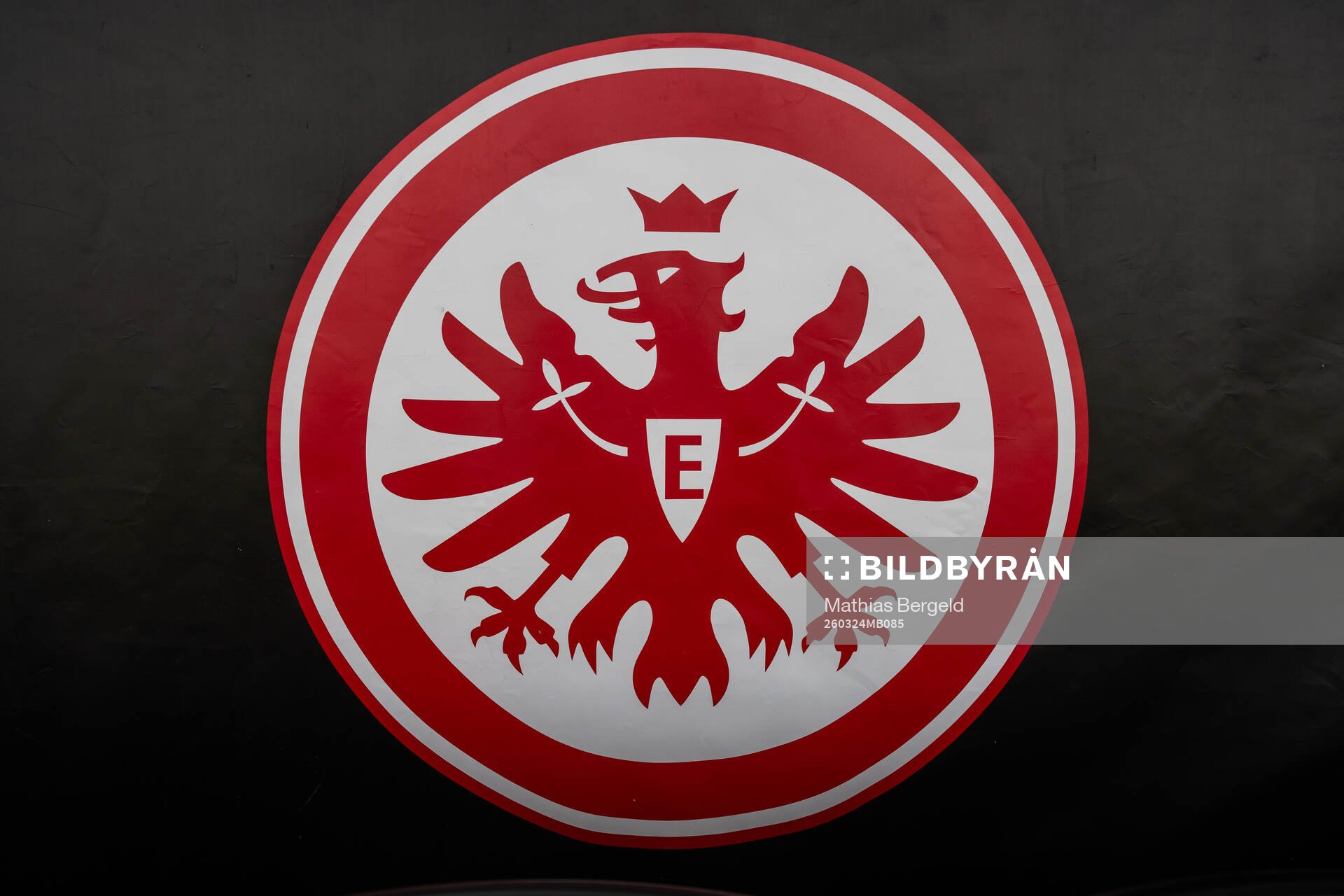 The club logo of Eintracht Frankfurt