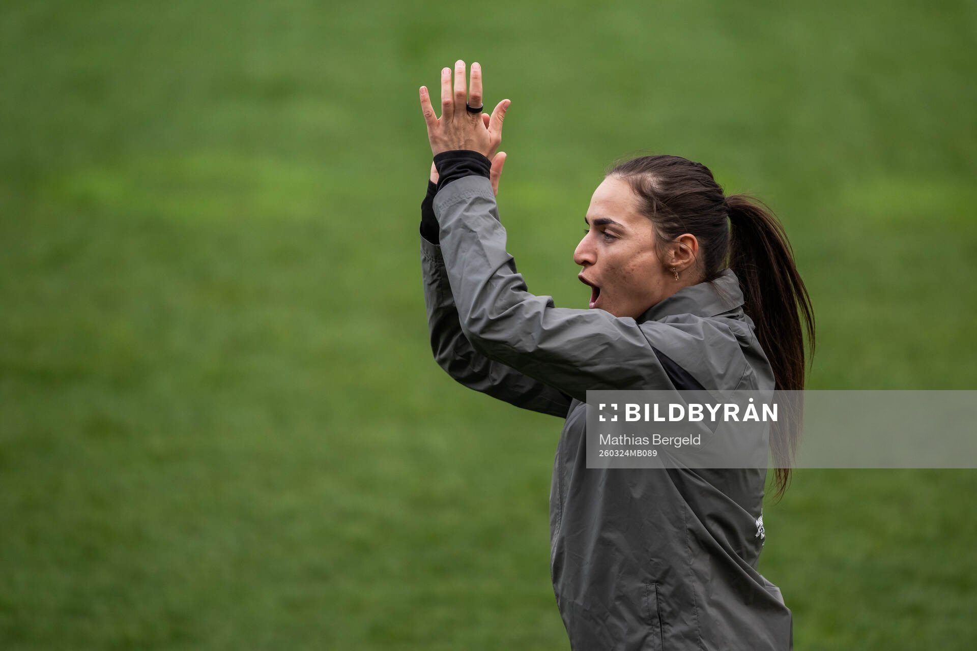 Head coach Elena Sadiku