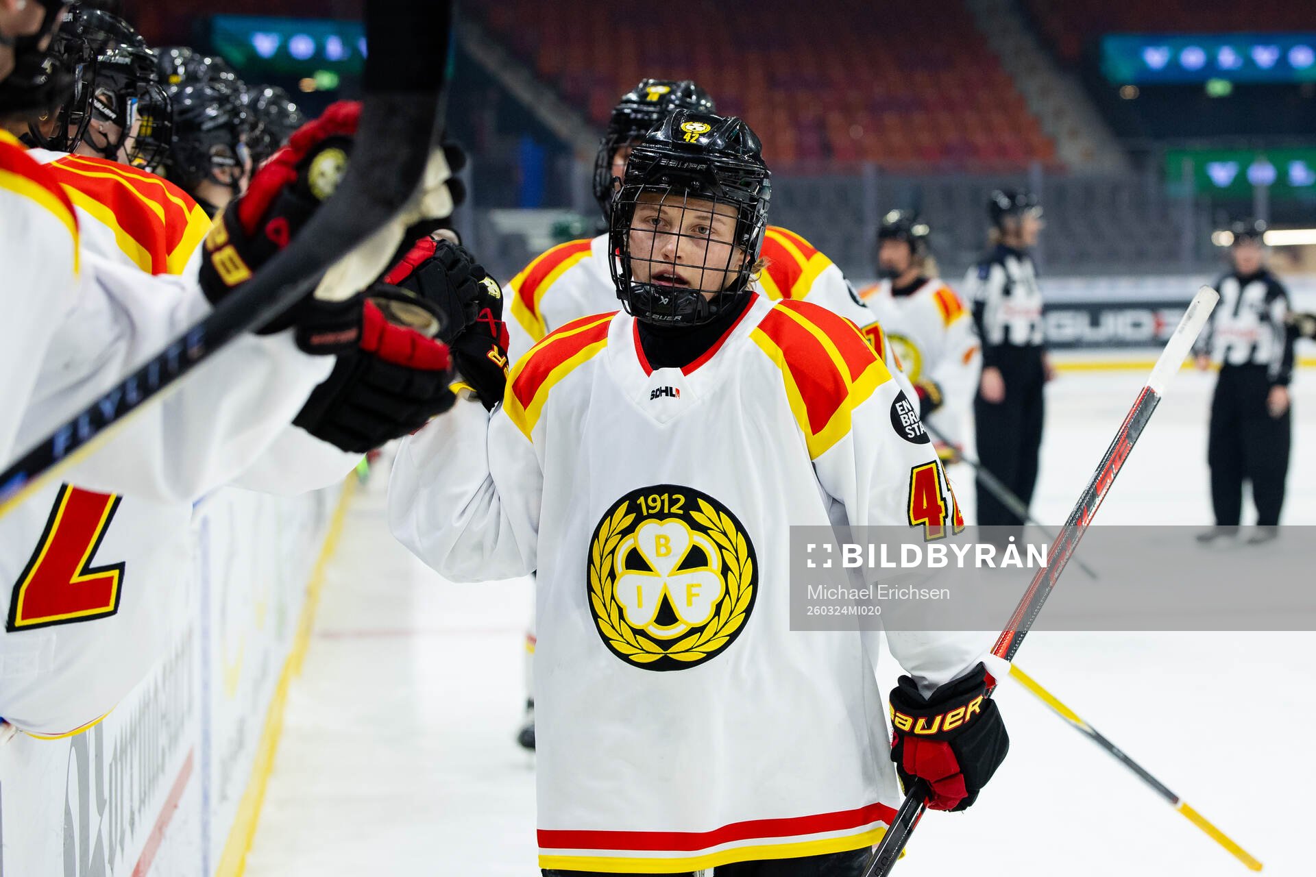 Brynäs Viivi Vainikka jublar