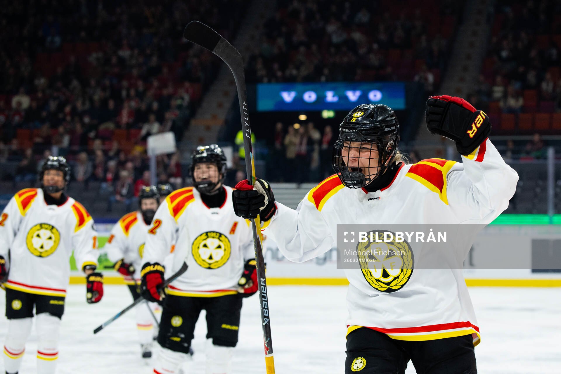 Brynäs Elin Svensson jublar