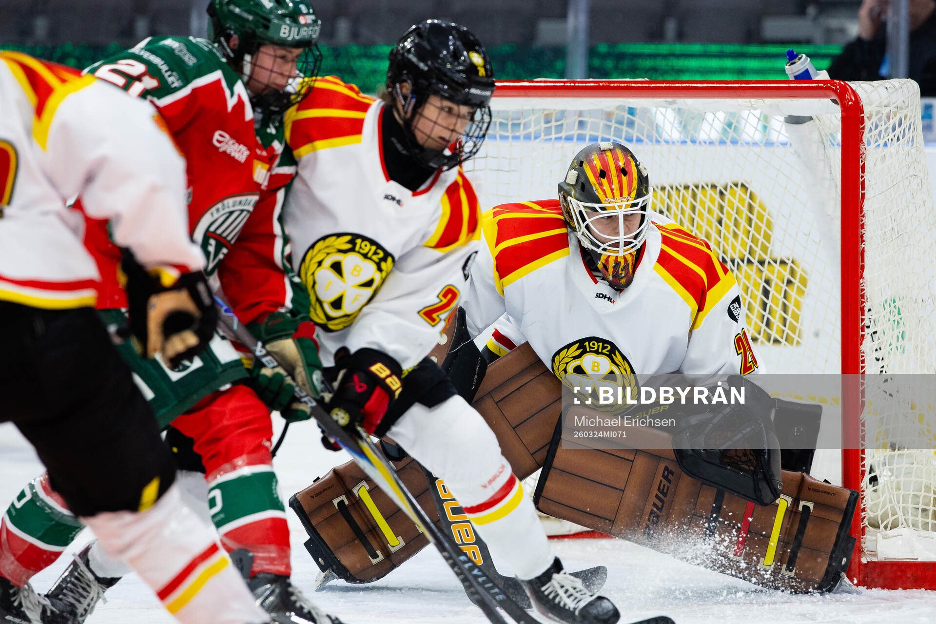 Brynäs målvakt Klara Peslarova