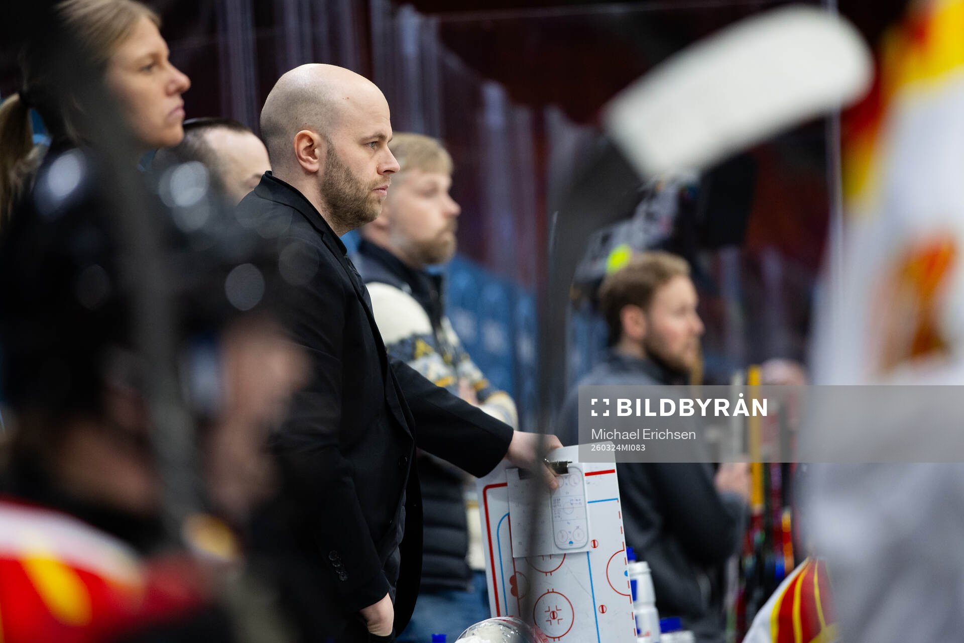 Brynäs tränare Filip Eriksson