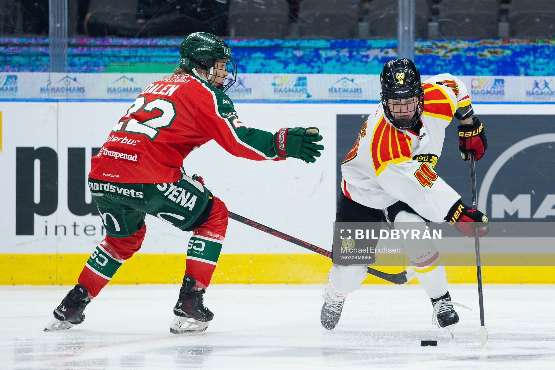 Frölundas Andrea Dalen och Brynäs Noora Tulus