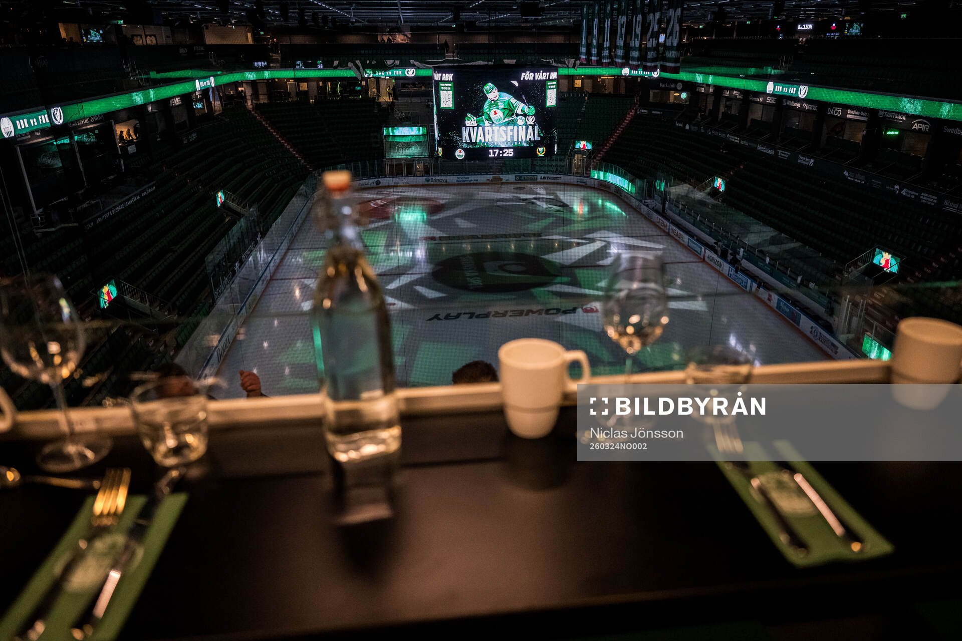 Jumbotronen vissa Kvartsfinal
